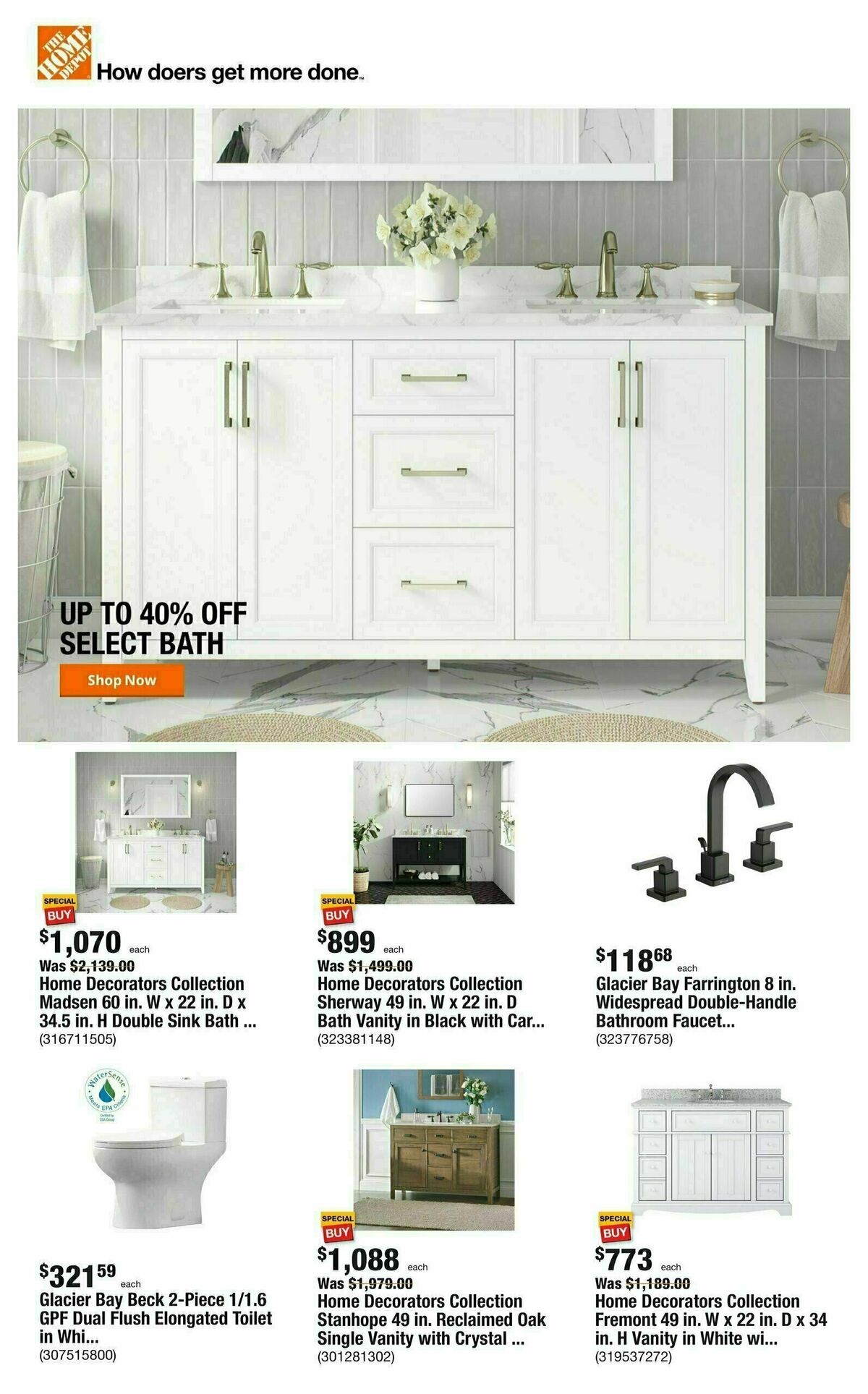 The Home Depot Weekly Ad from September 14