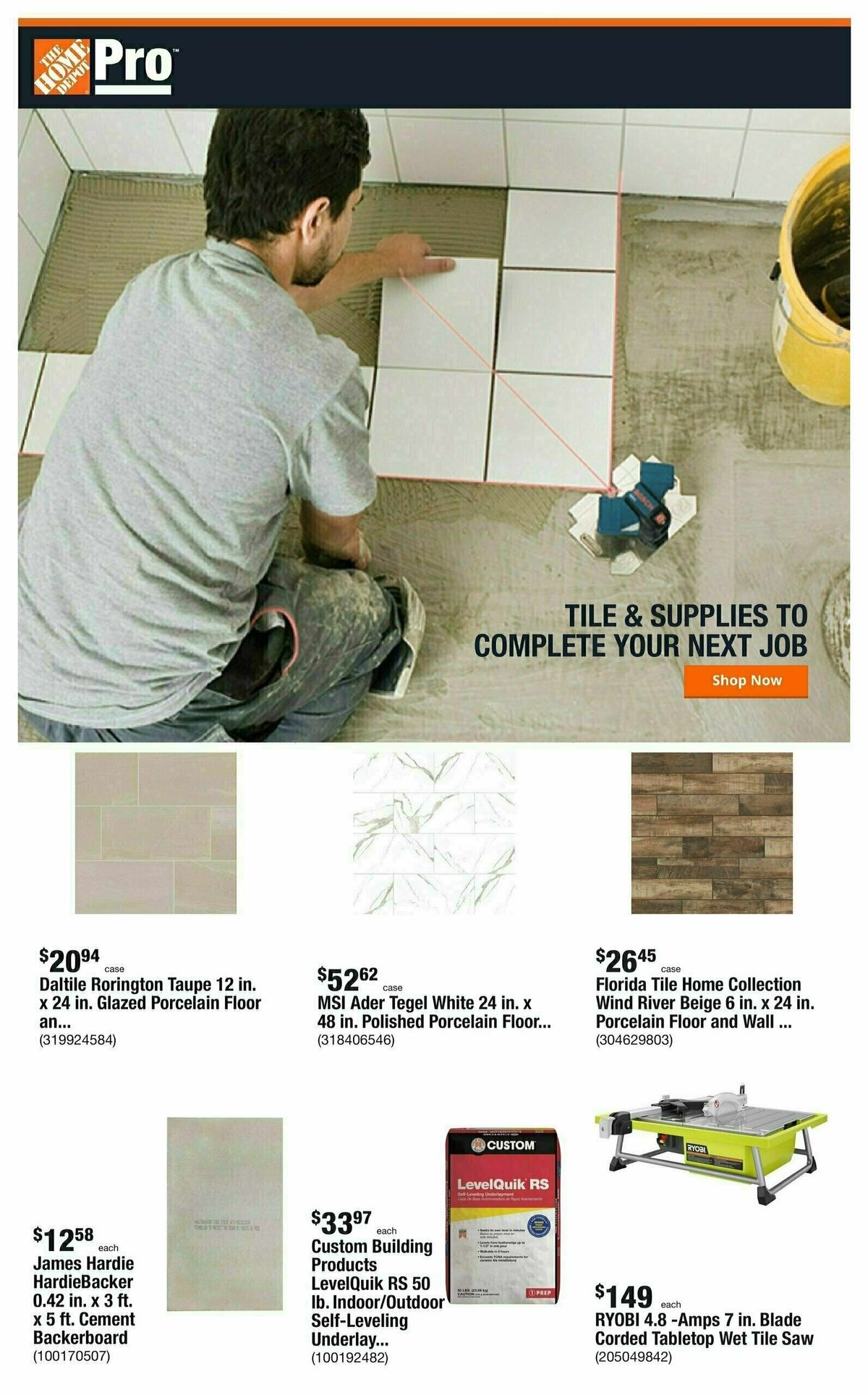 The Home Depot Weekly Ad from September 18
