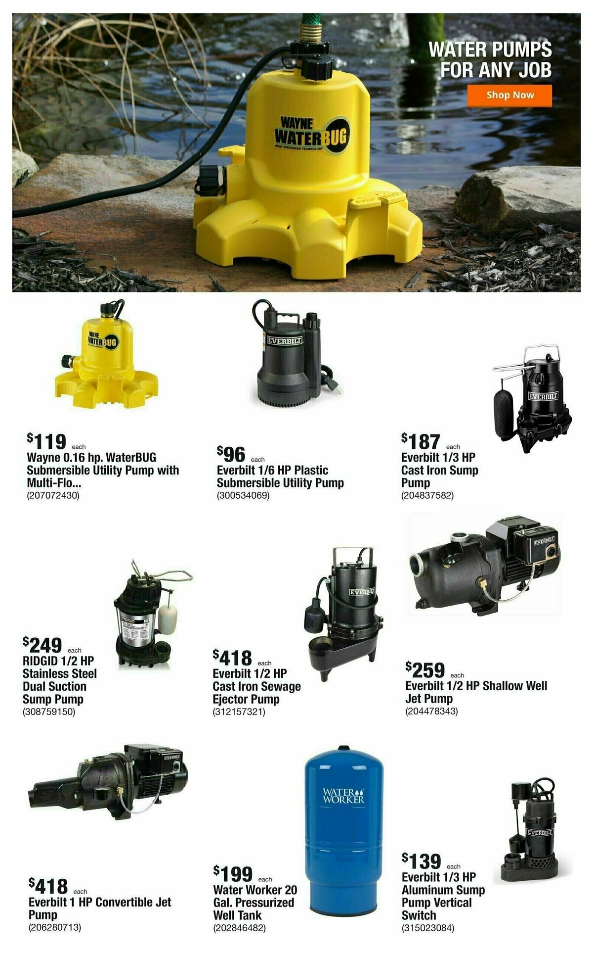 The Home Depot Pro Weekly Ad from September 25