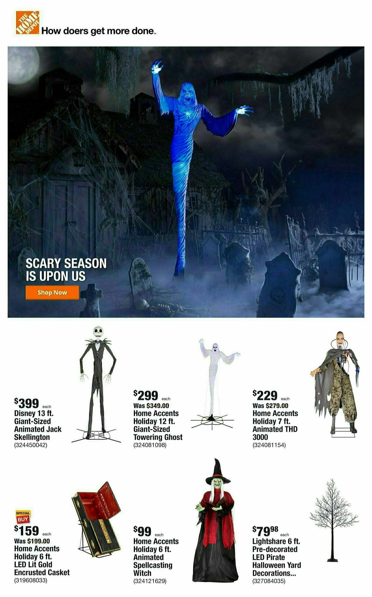 The Home Depot Weekly Ad from October 5