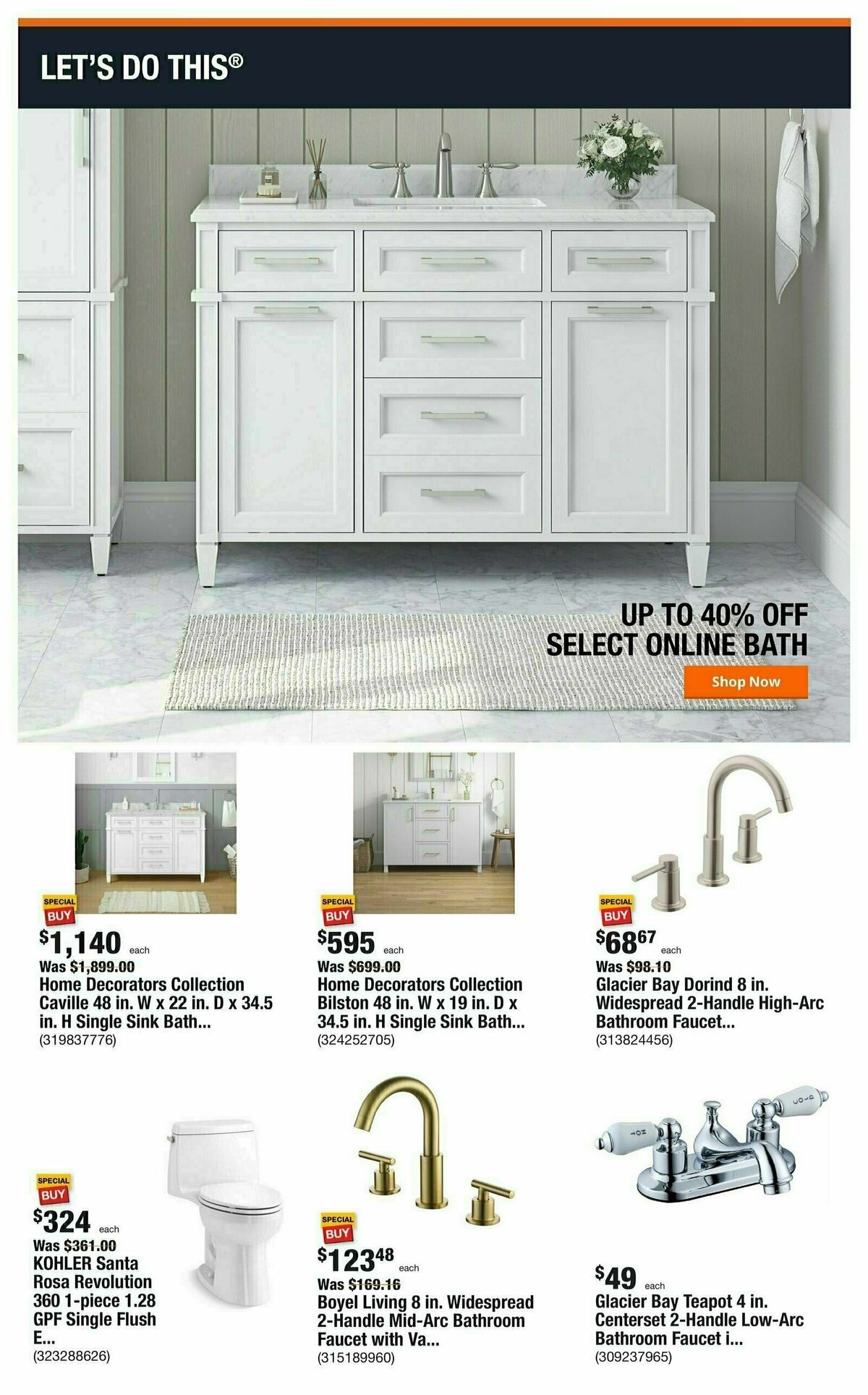 The Home Depot Weekly Ad from October 9