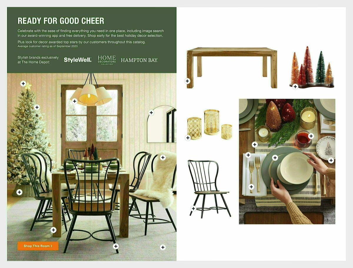The Home Depot Home Decor Catalog – Holiday Weekly Ad from October 30