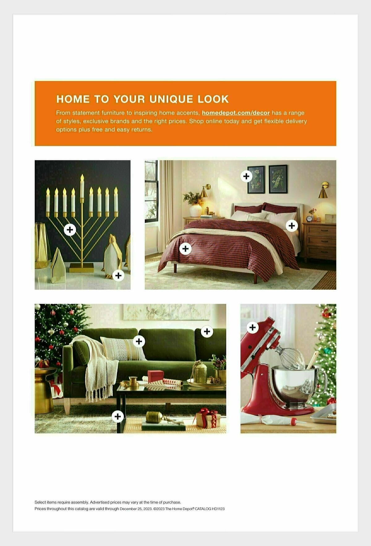 The Home Depot Home Decor Catalog – Holiday Weekly Ad from October 30