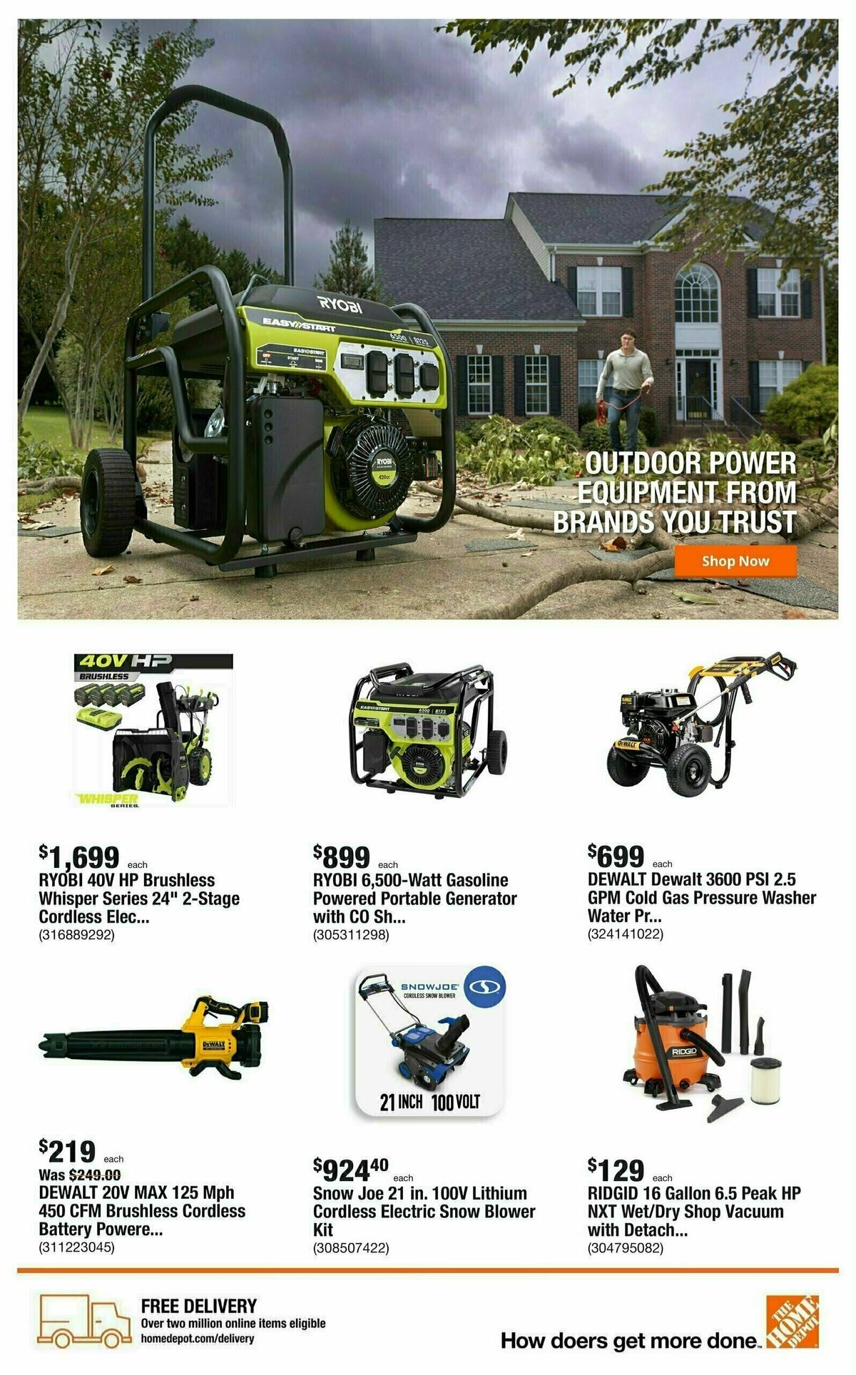 The Home Depot Weekly Ad from December 28
