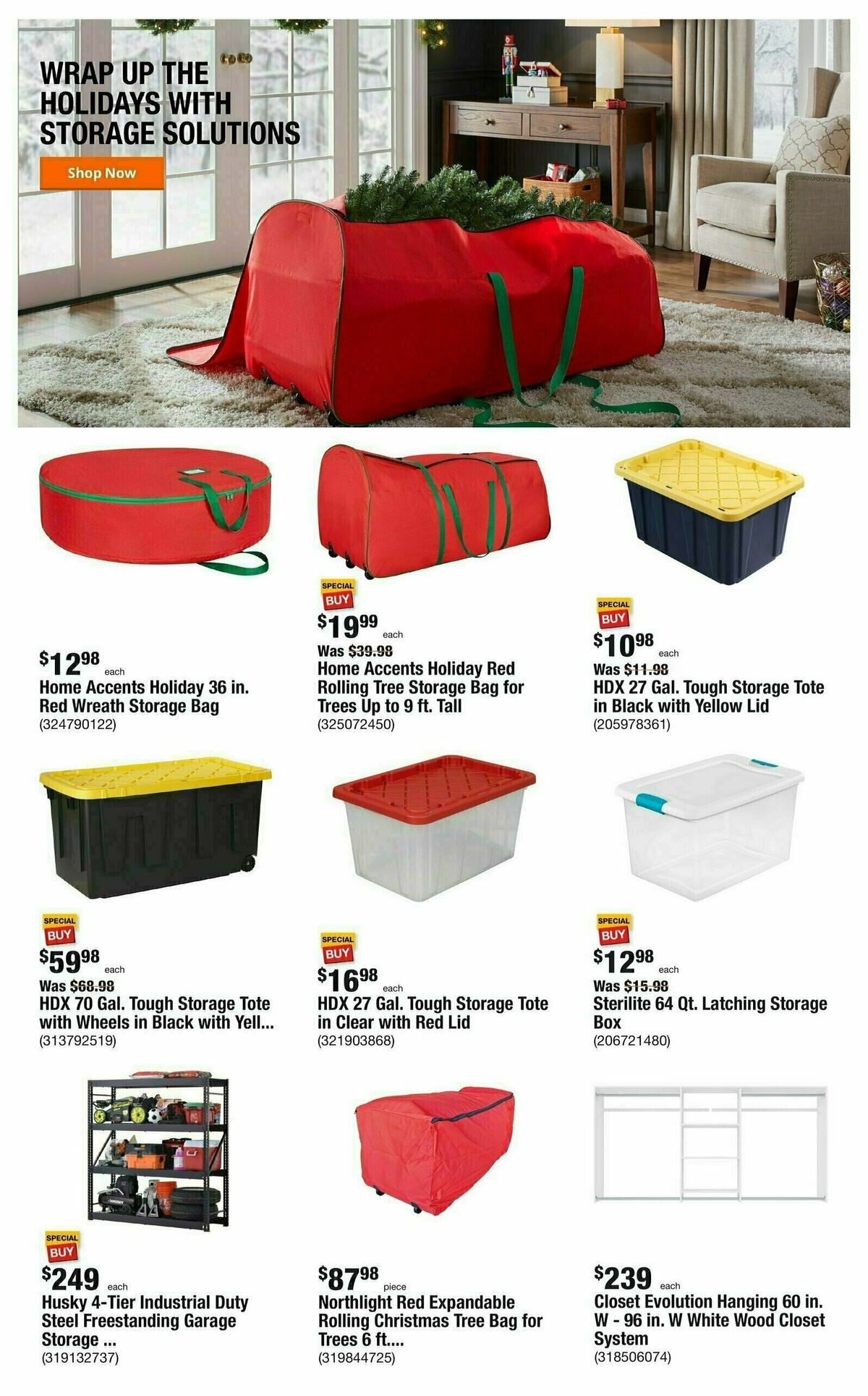 The Home Depot Weekly Ad from December 28