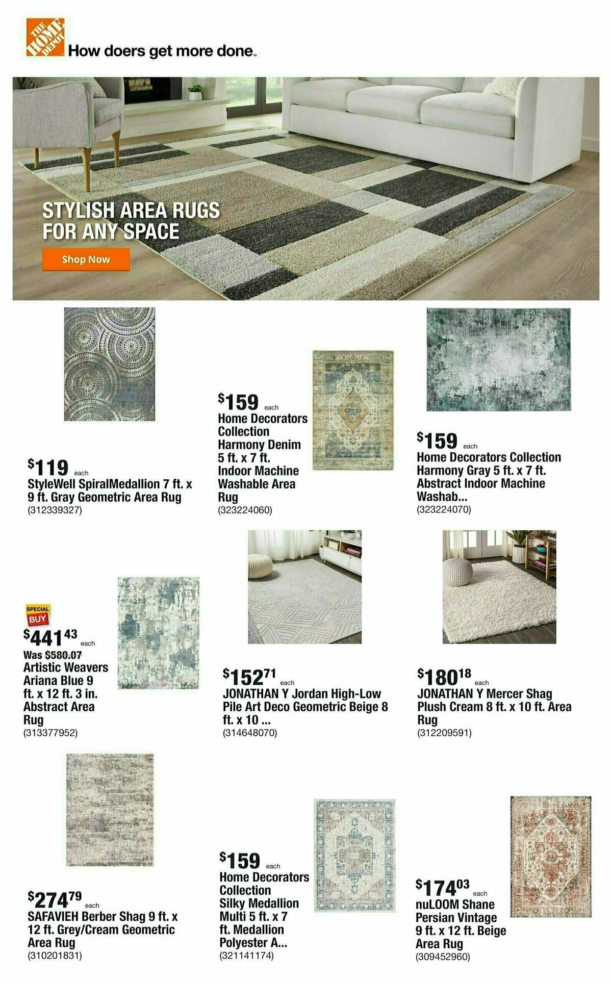 The Home Depot Weekly Ad from January 4