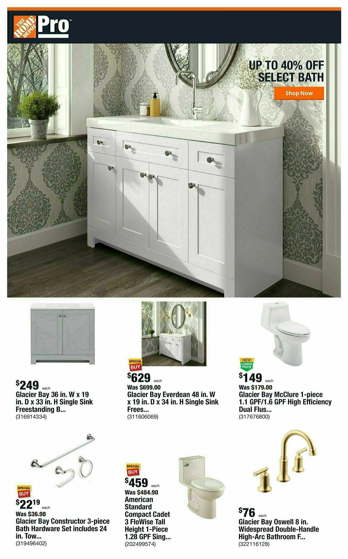 The Home Depot Weekly Ad from January 8