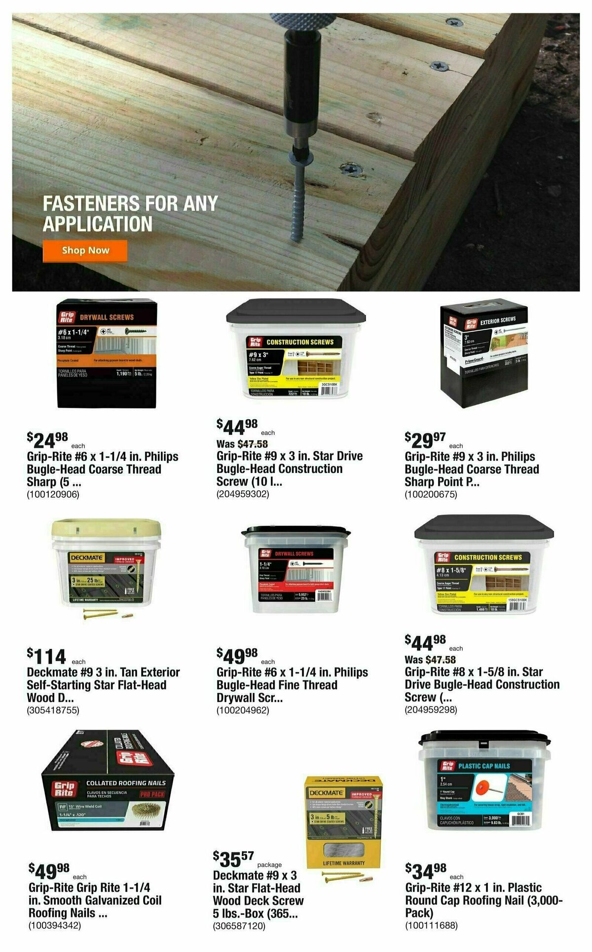 The Home Depot Weekly Ad from January 8