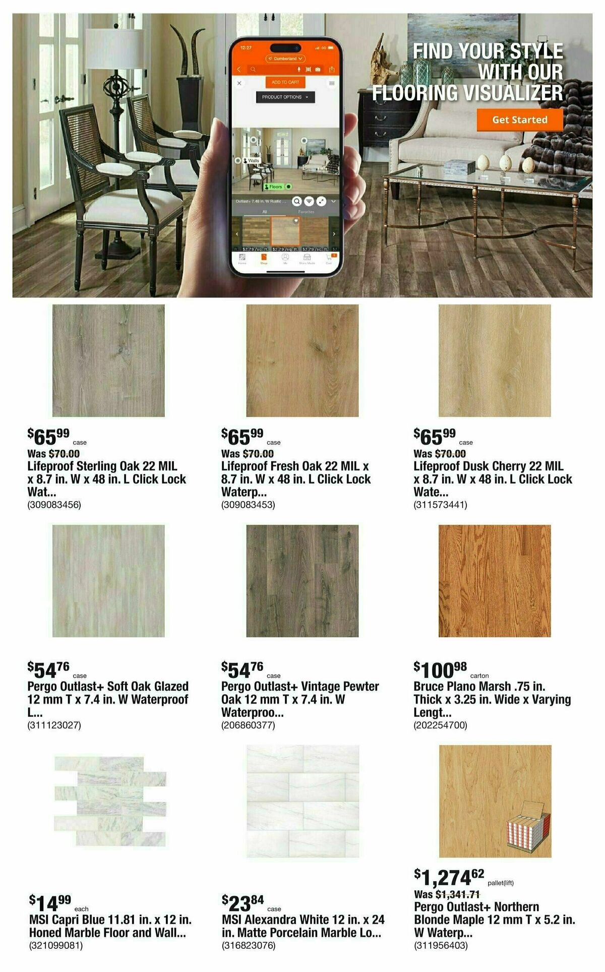 The Home Depot Weekly Ad from January 11