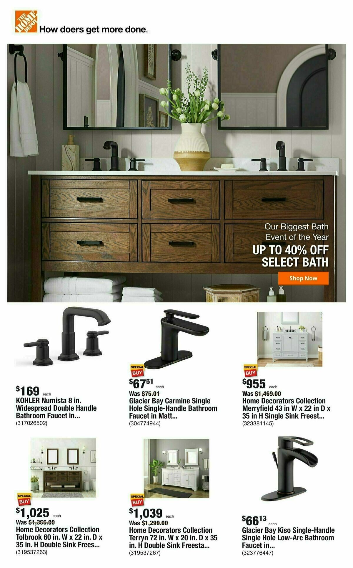 The Home Depot Weekly Ad from January 18