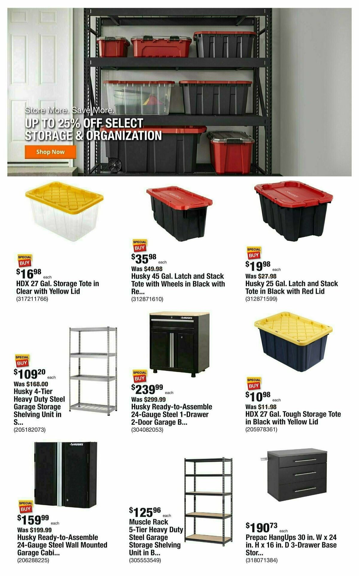 The Home Depot Weekly Ad from February 1