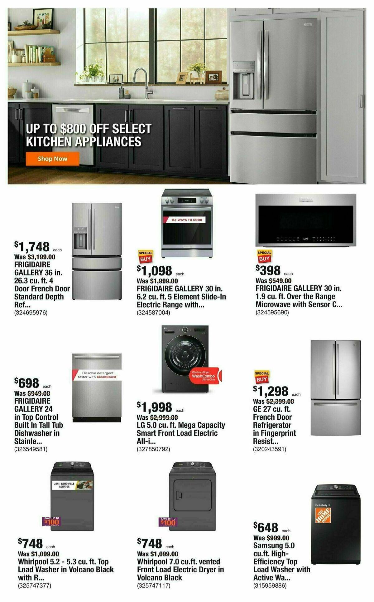 The Home Depot Weekly Ad from February 8