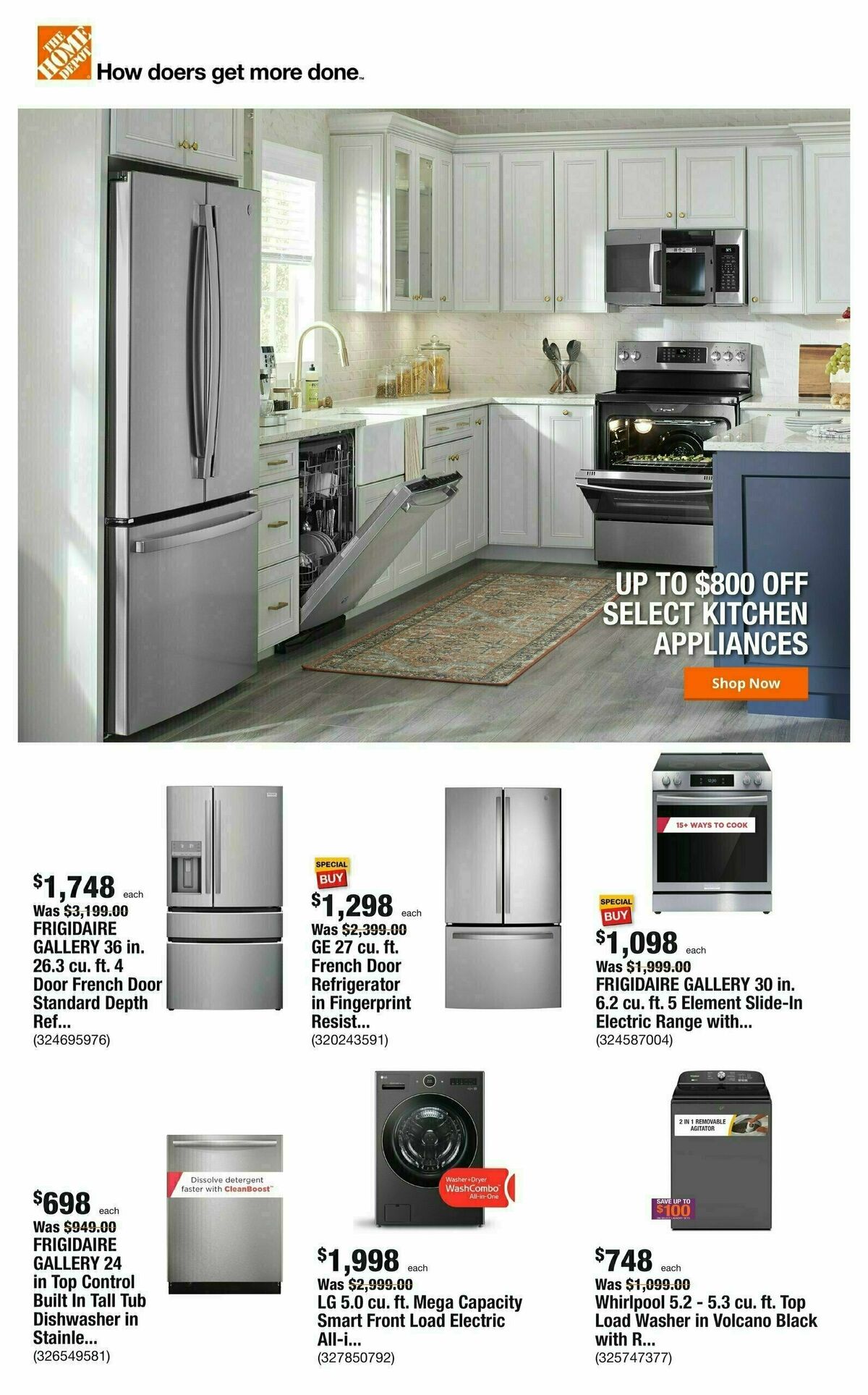 The Home Depot Weekly Ad from February 15