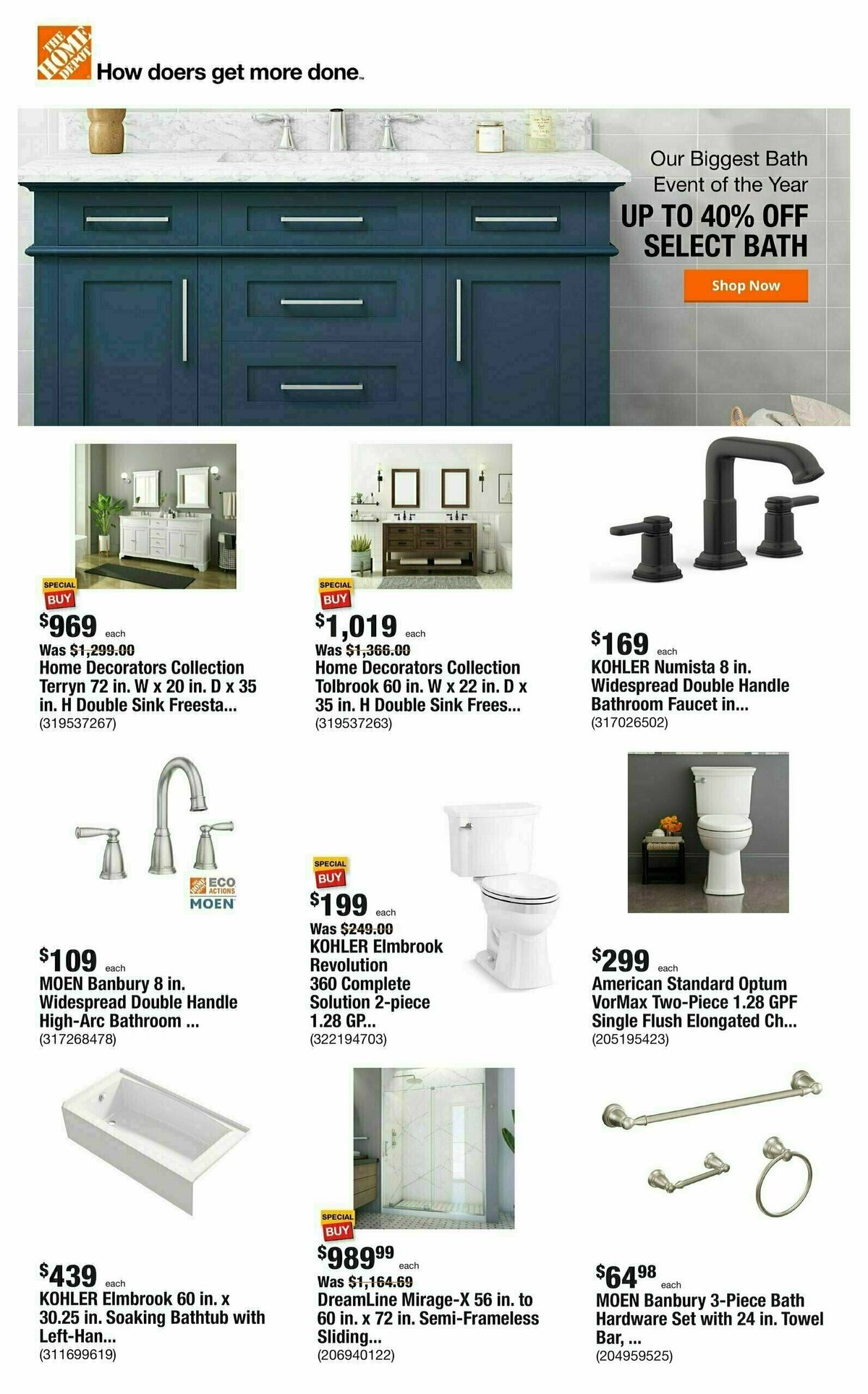 The Home Depot Weekly Ad from February 22