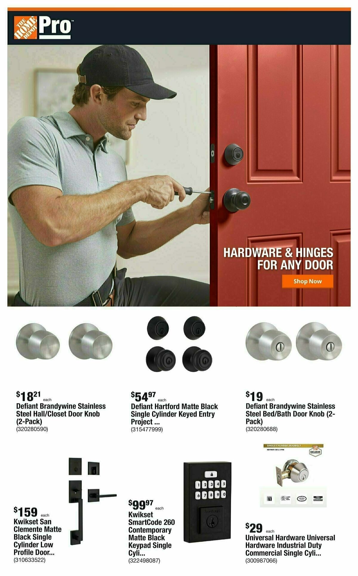 The Home Depot PRO Weekly Ad from March 4