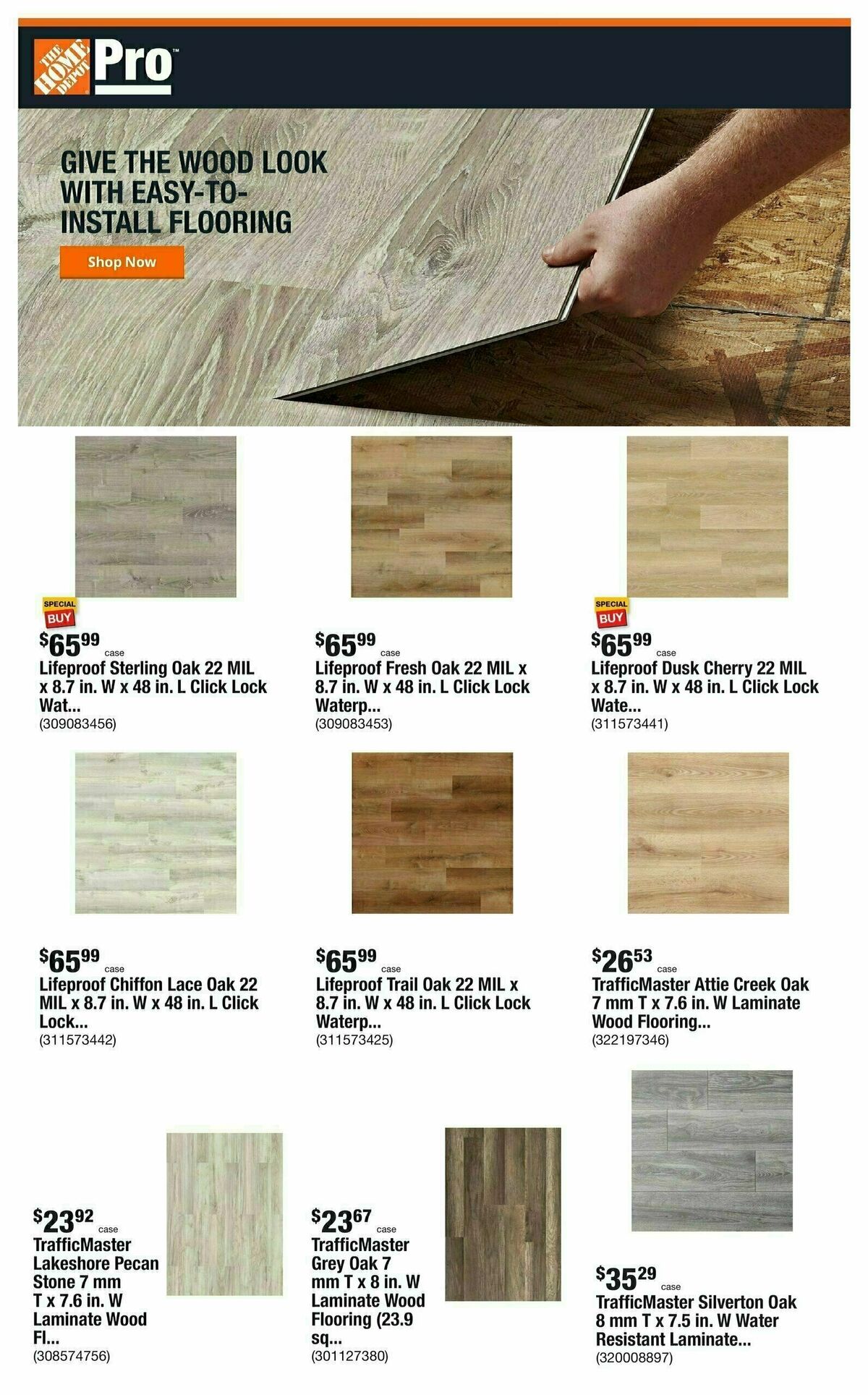 The Home Depot Pro Weekly Ad from March 18