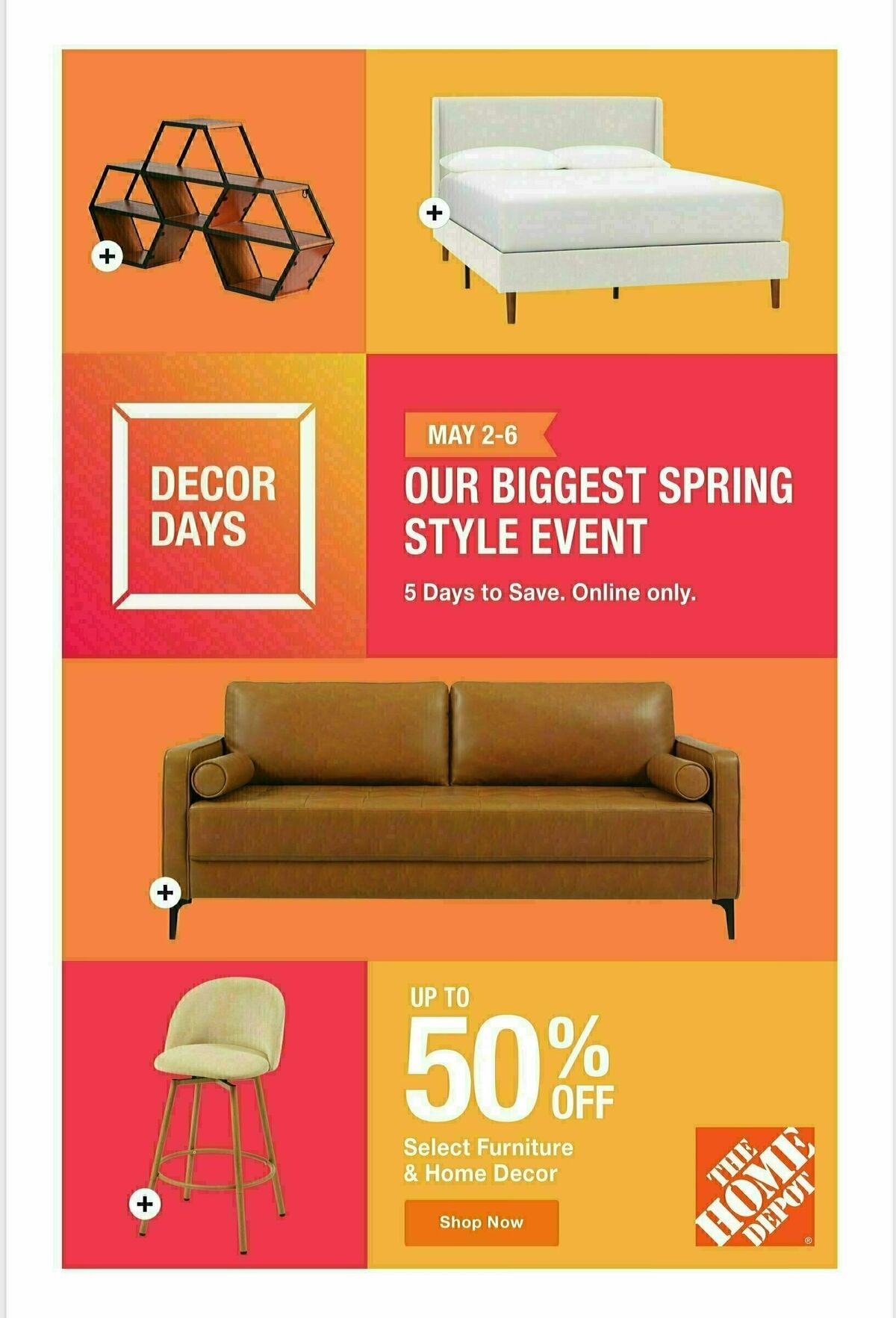 The Home Depot Decor Days Weekly Ad from May 2