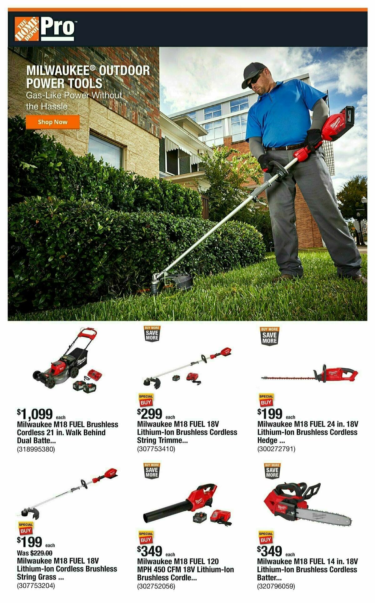 The Home Depot PRO Weekly Ad from April 29