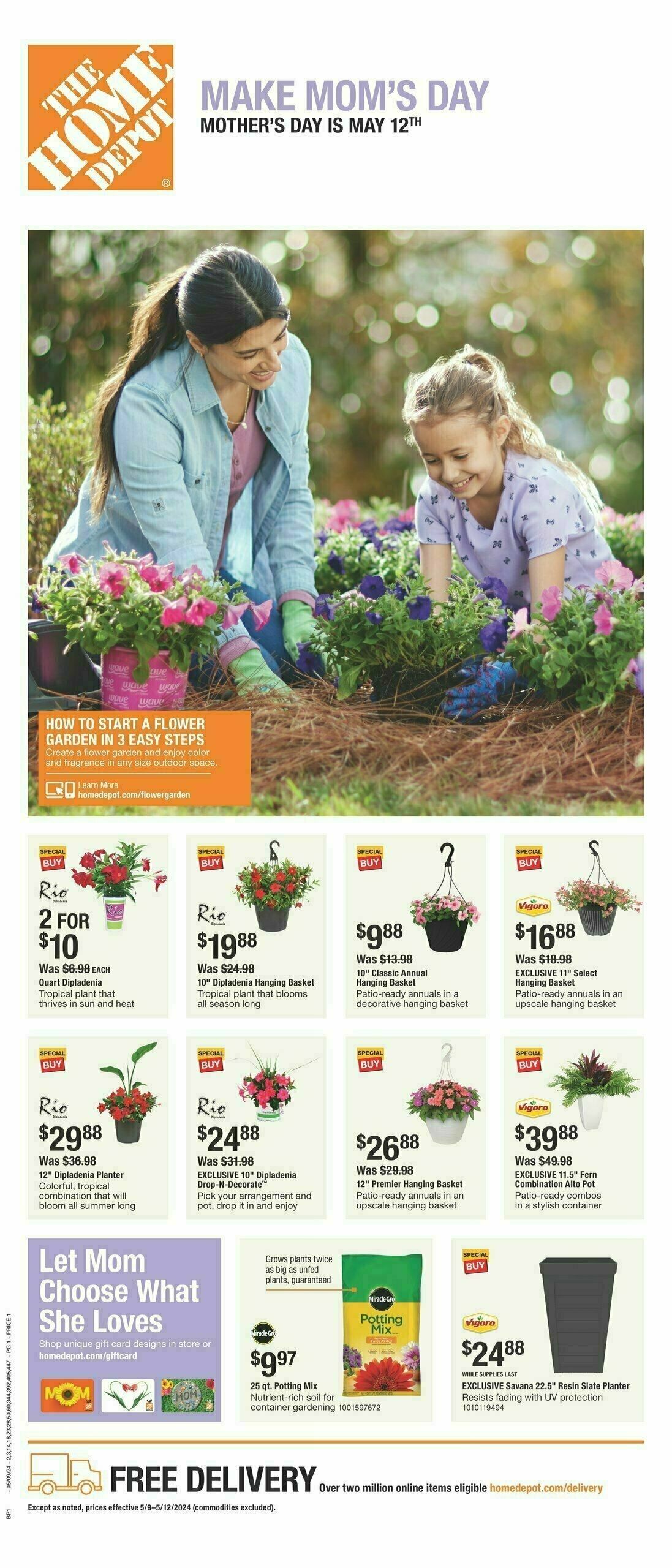 The Home Depot Weekly Ad from May 9