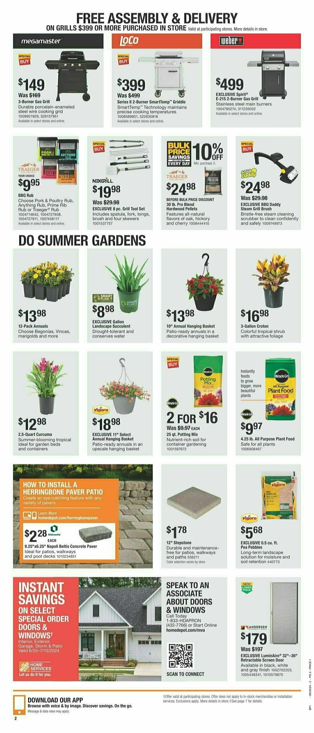 The Home Depot Red, White & Blue Weekly Ad from June 20