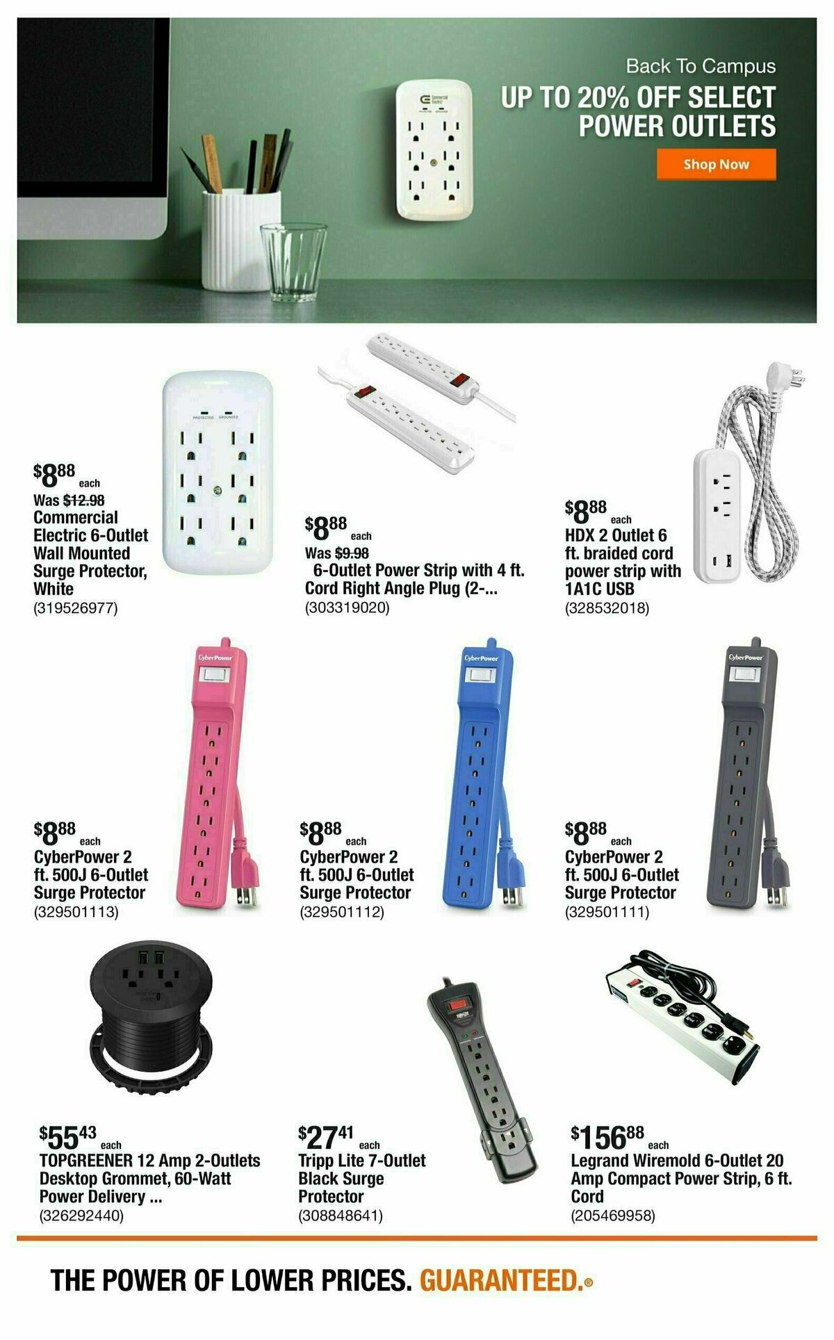 The Home Depot Weekly Ad from August 8