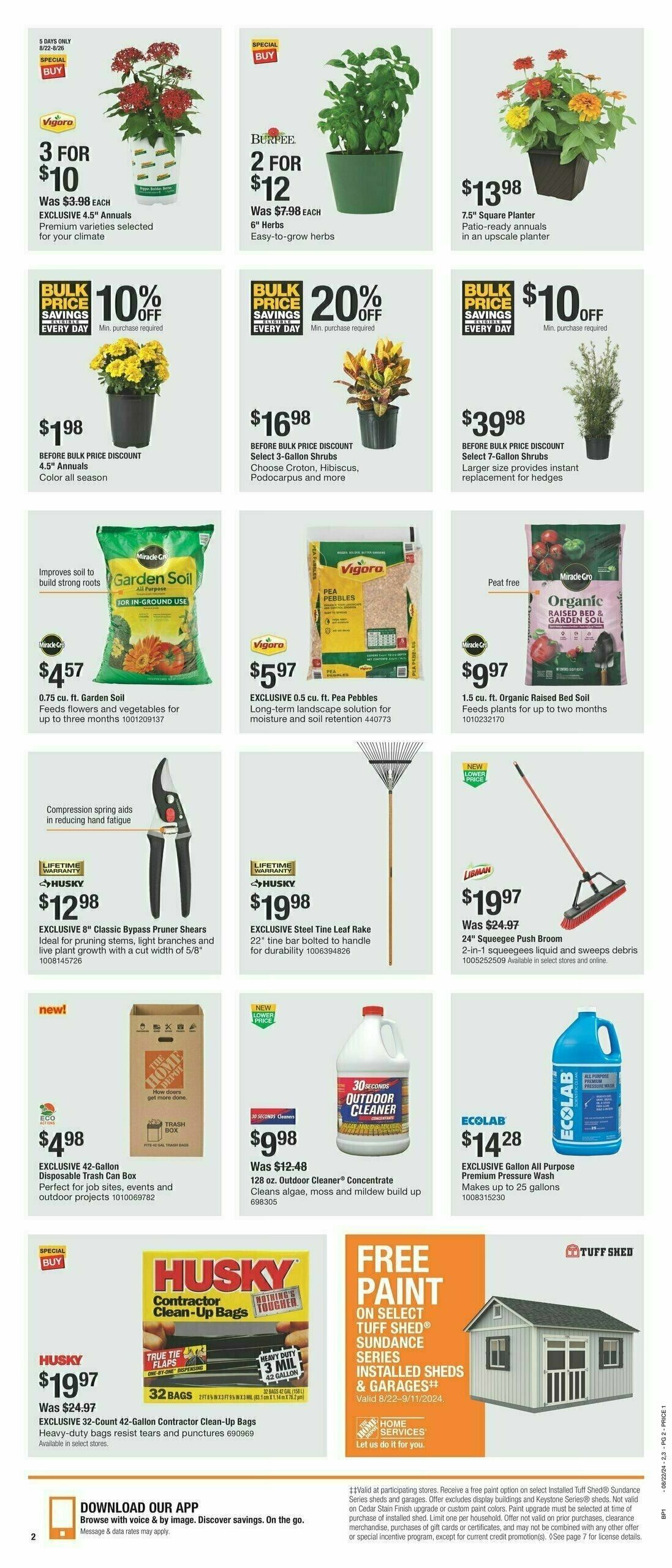 The Home Depot Labor Day Ad Weekly Ad from August 22