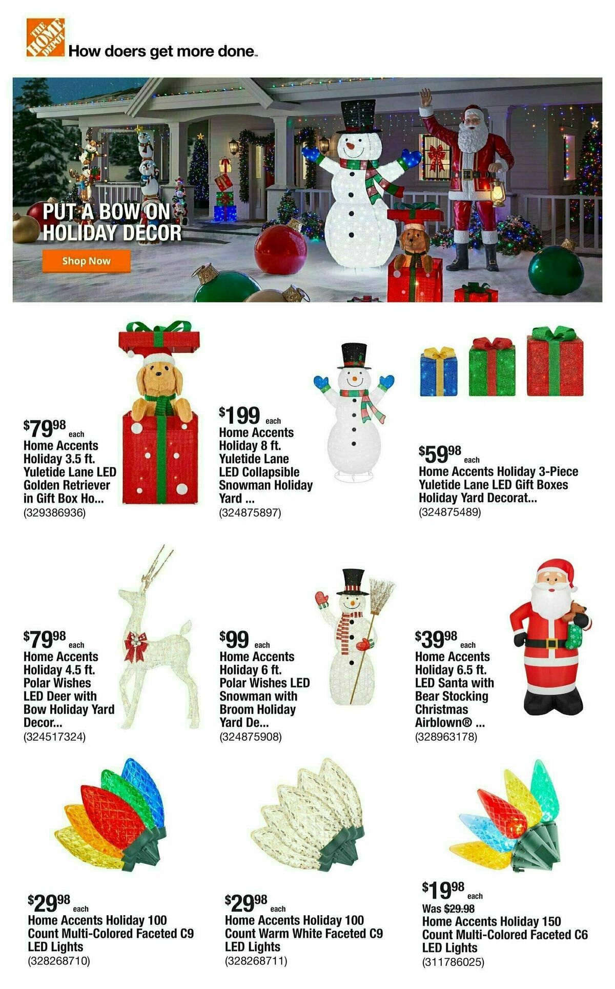 The Home Depot Weekly Ad from December 5