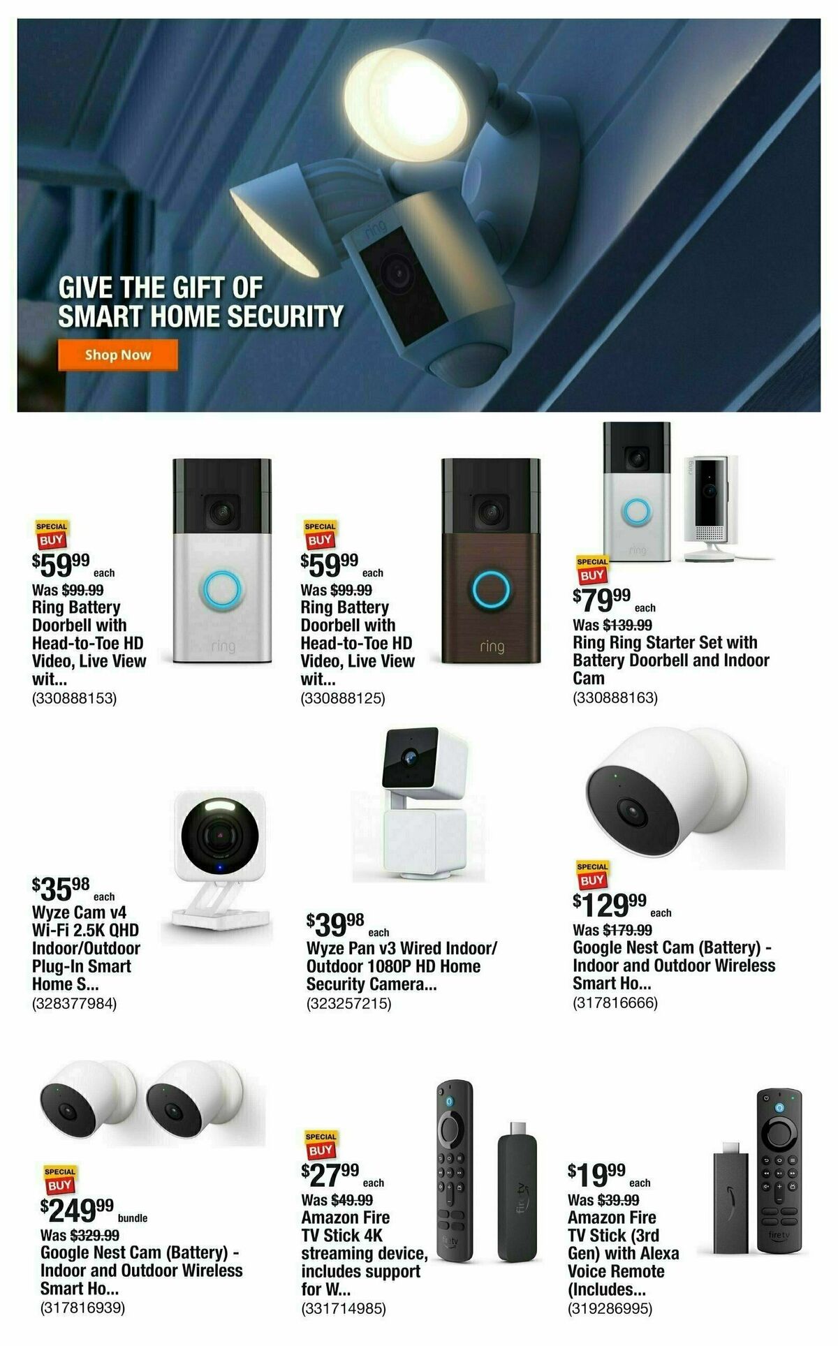 The Home Depot Weekly Ad from December 5