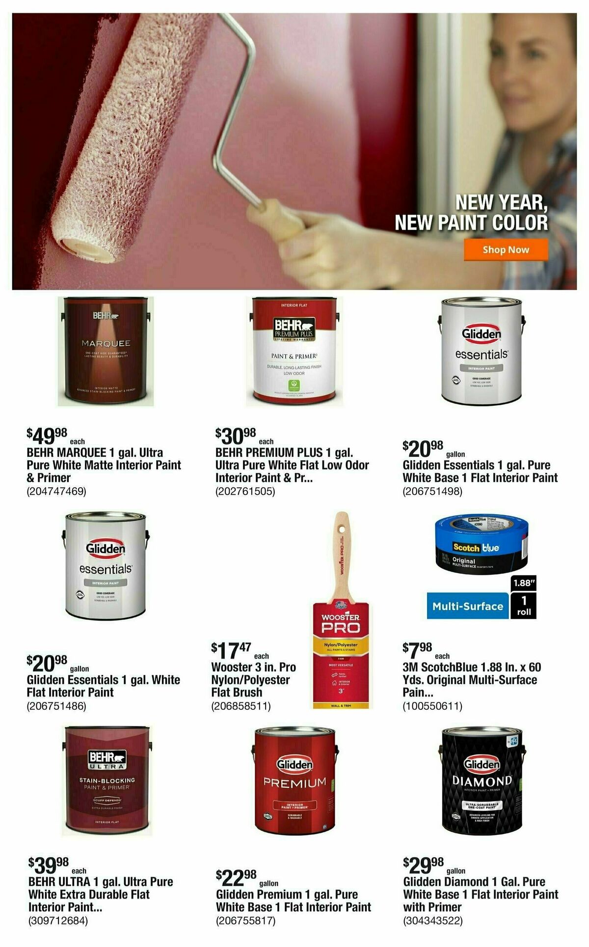 The Home Depot Weekly Ad from January 9