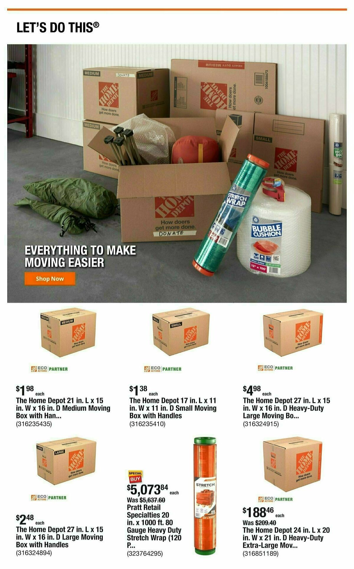 The Home Depot Weekly Ad from January 9