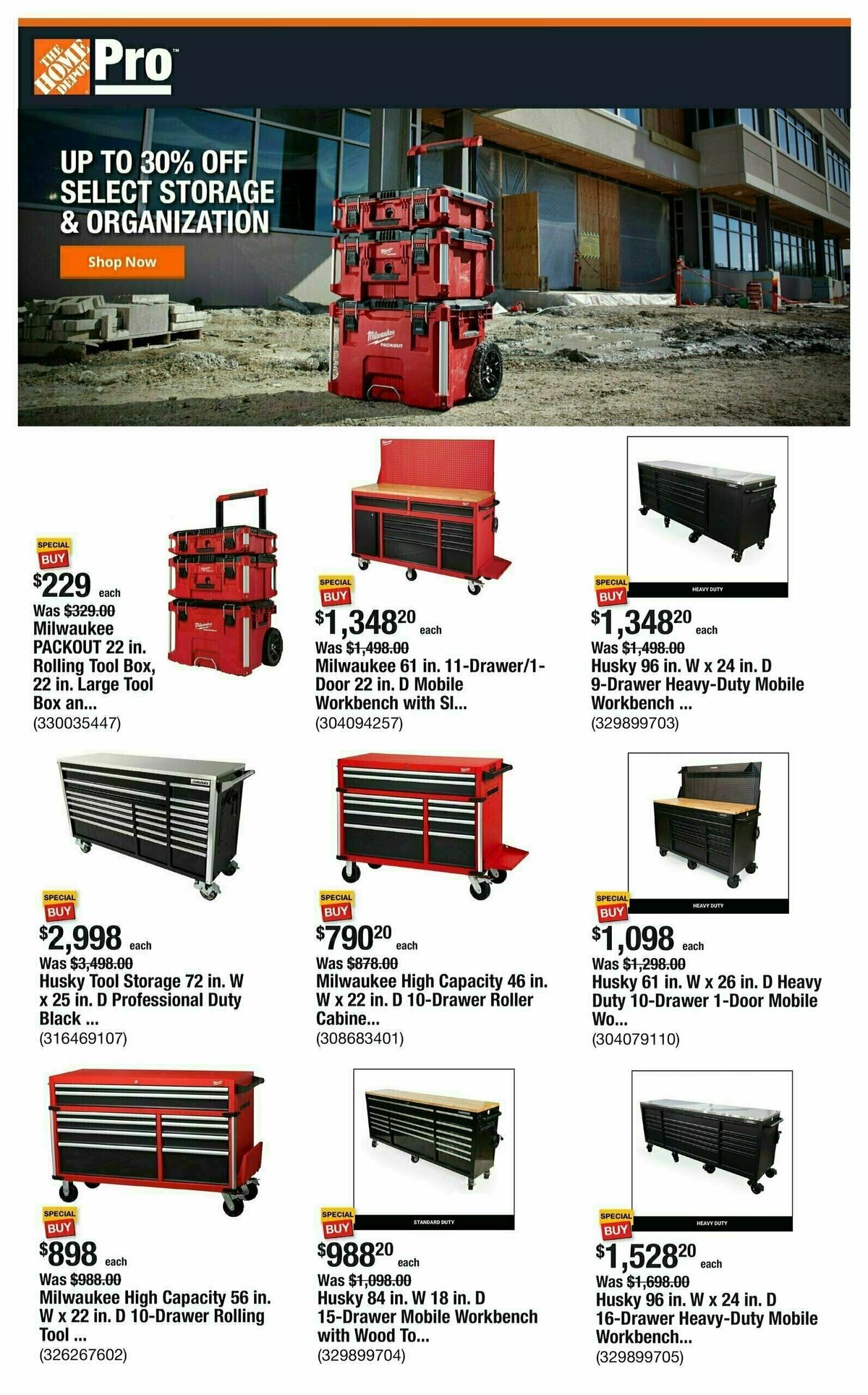The Home Depot Weekly Ad from January 13