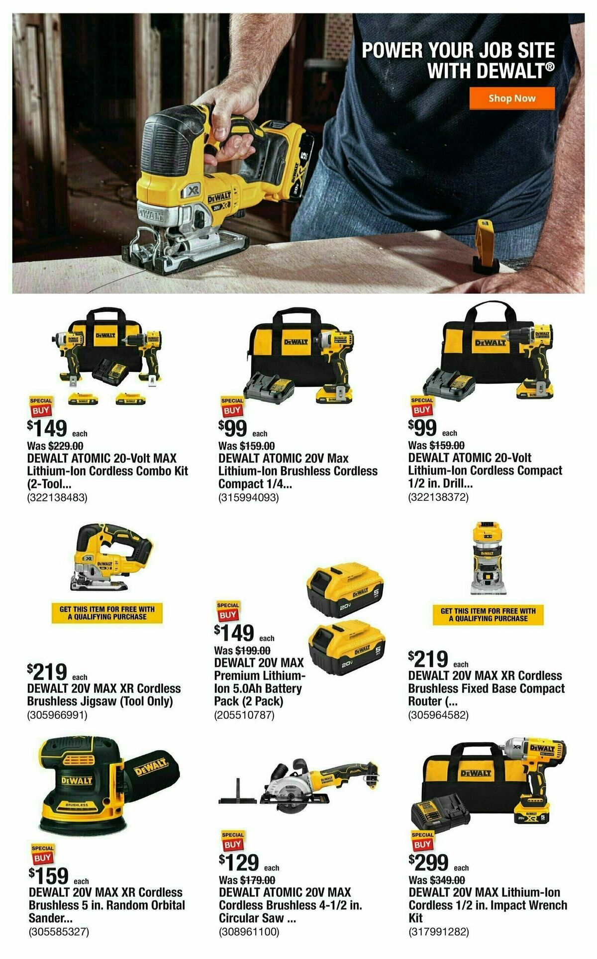 The Home Depot Weekly Ad from January 13