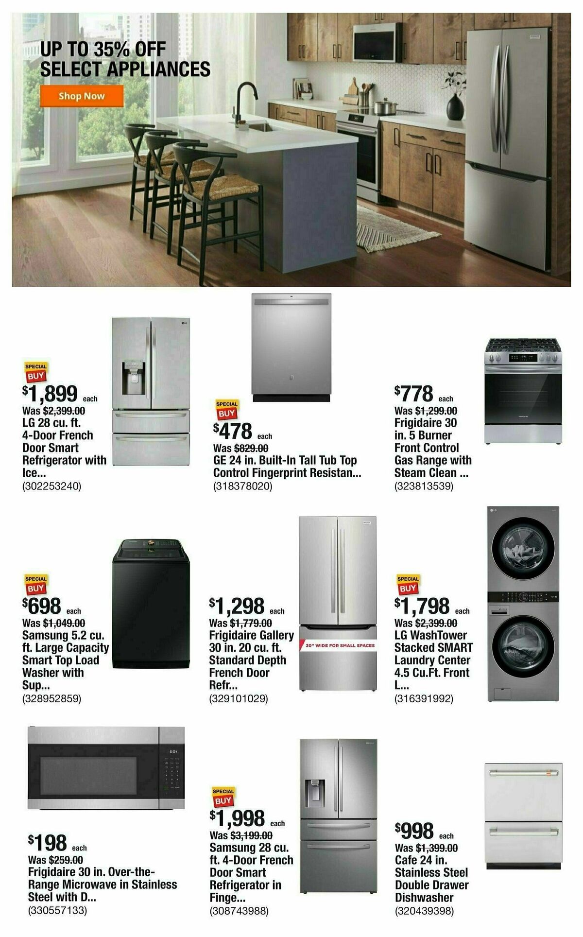 The Home Depot Weekly Ad from January 13