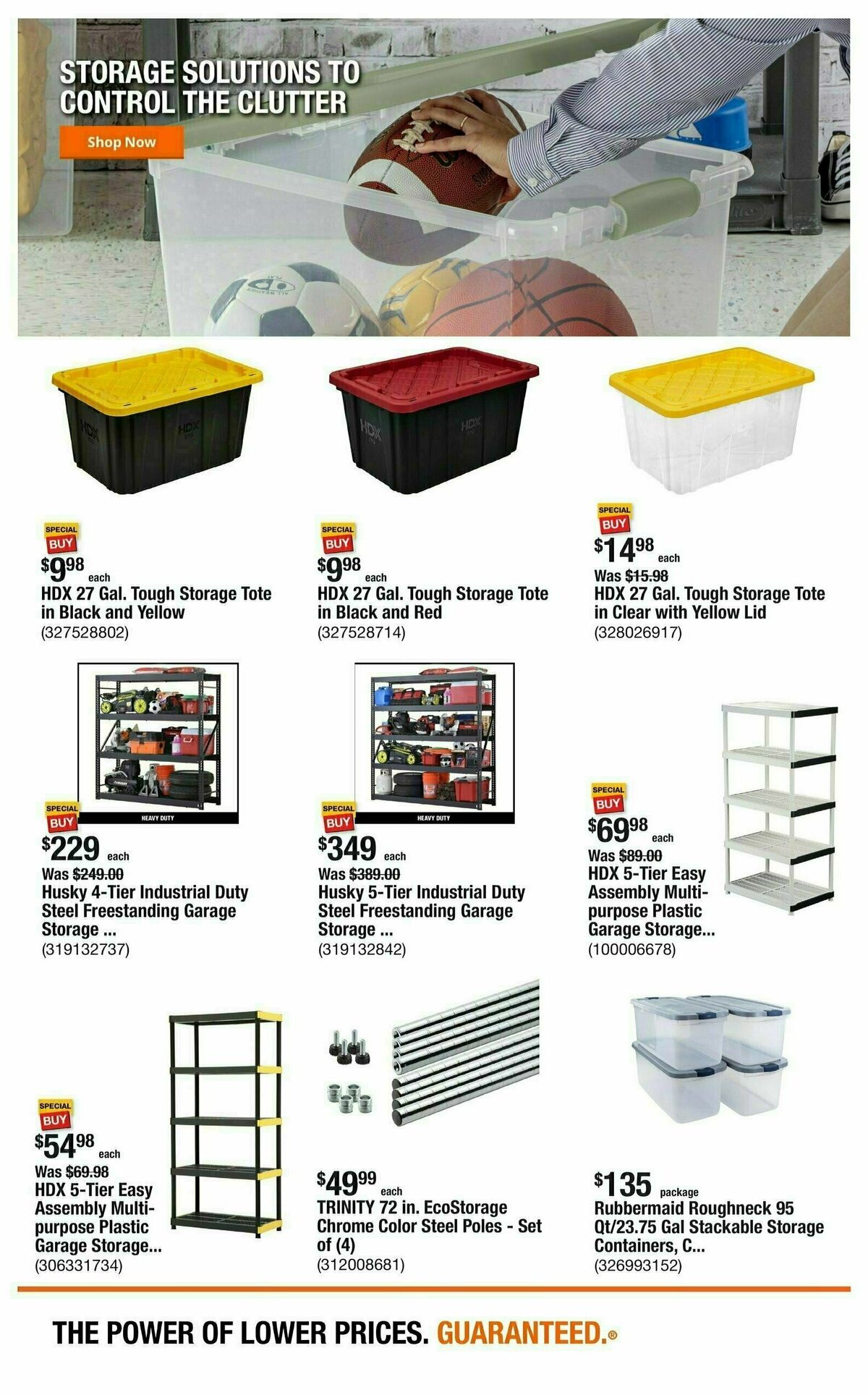 The Home Depot Weekly Ad from January 16