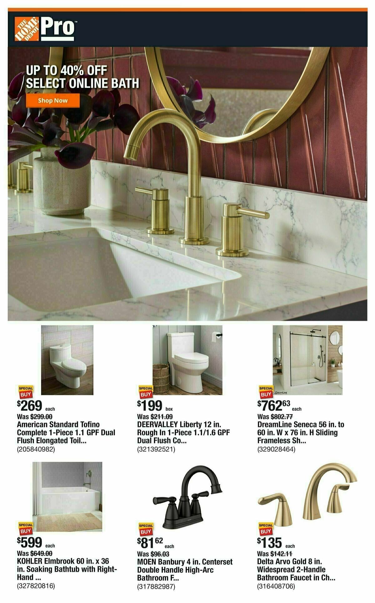 The Home Depot Weekly Ad from January 20