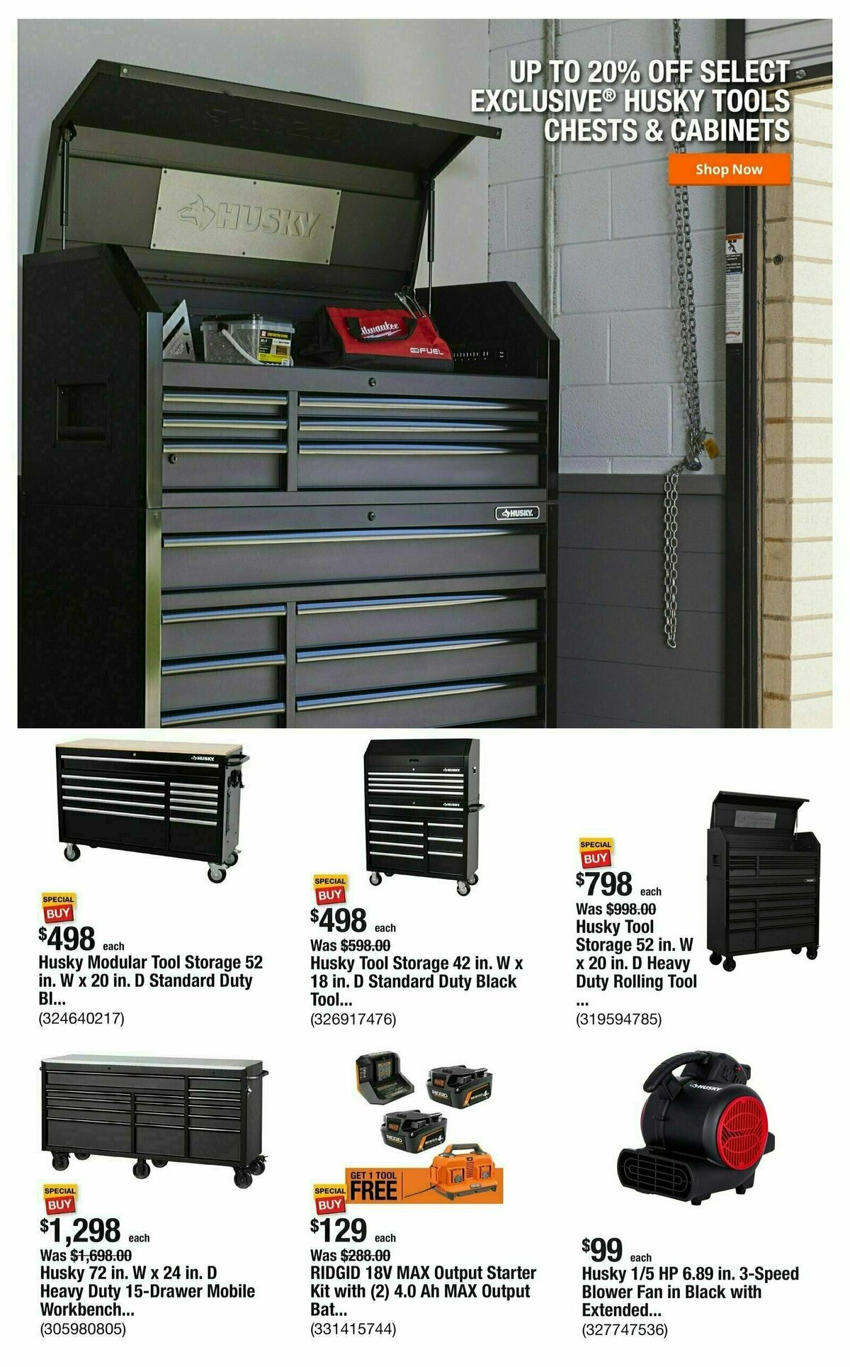 The Home Depot Weekly Ad from January 20