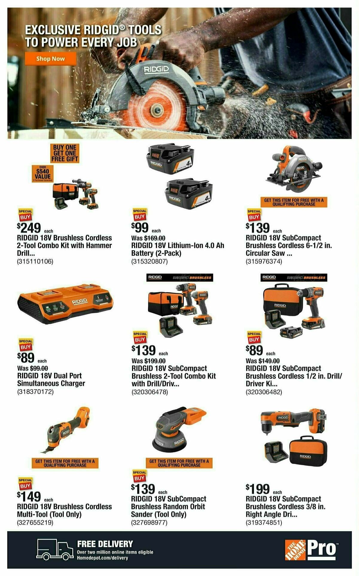 The Home Depot Weekly Ad from January 20