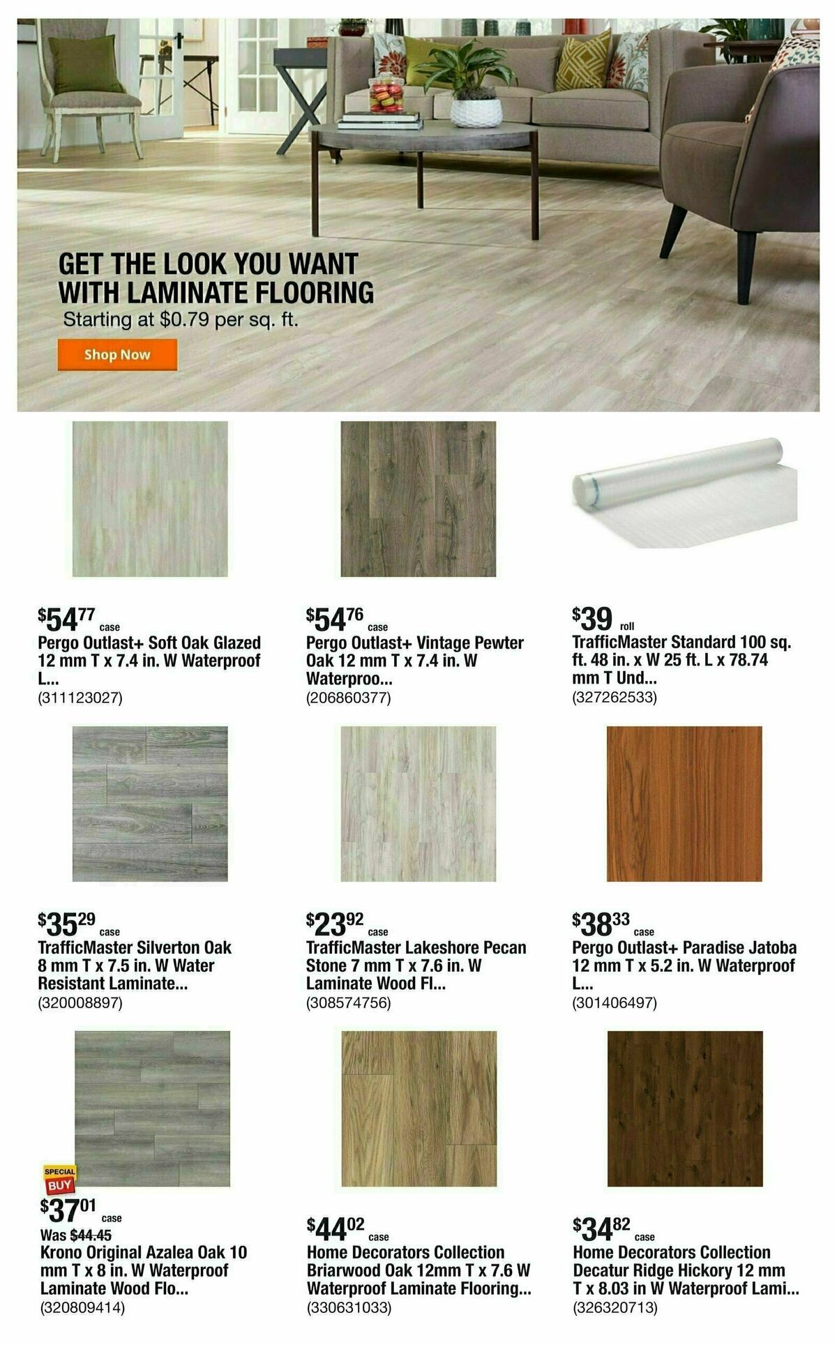 The Home Depot Weekly Ad from January 23
