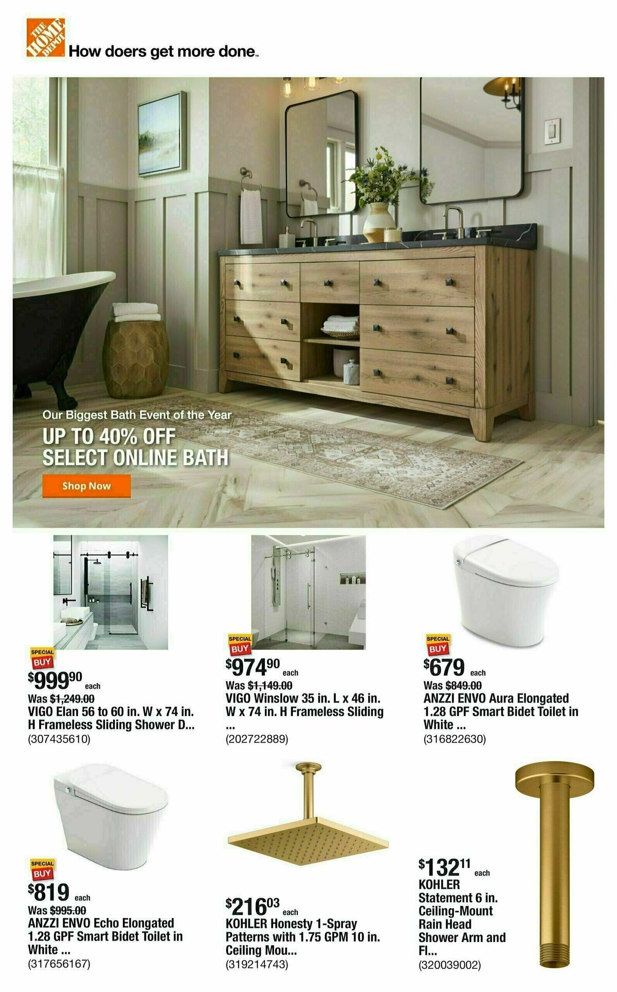 The Home Depot Weekly Ad from January 30