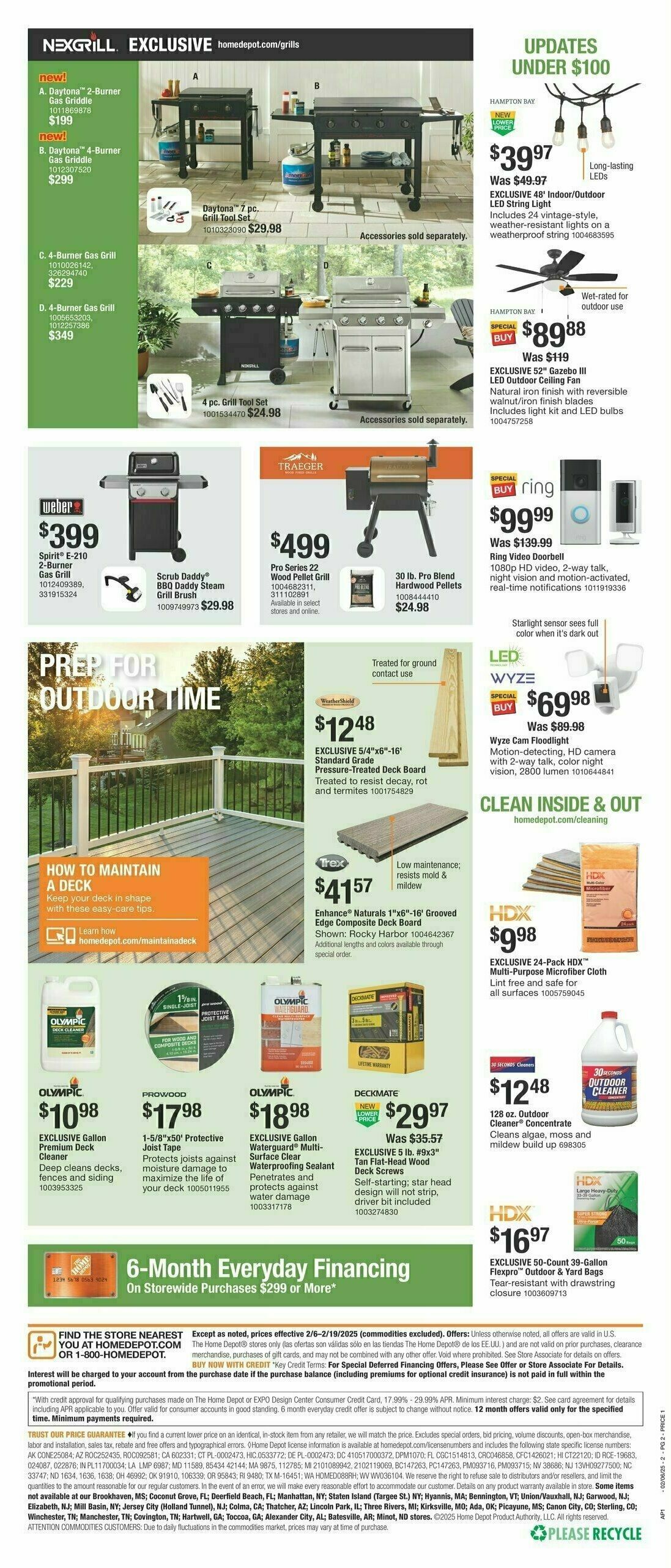 The Home Depot Spring in the South Weekly Ad from February 6