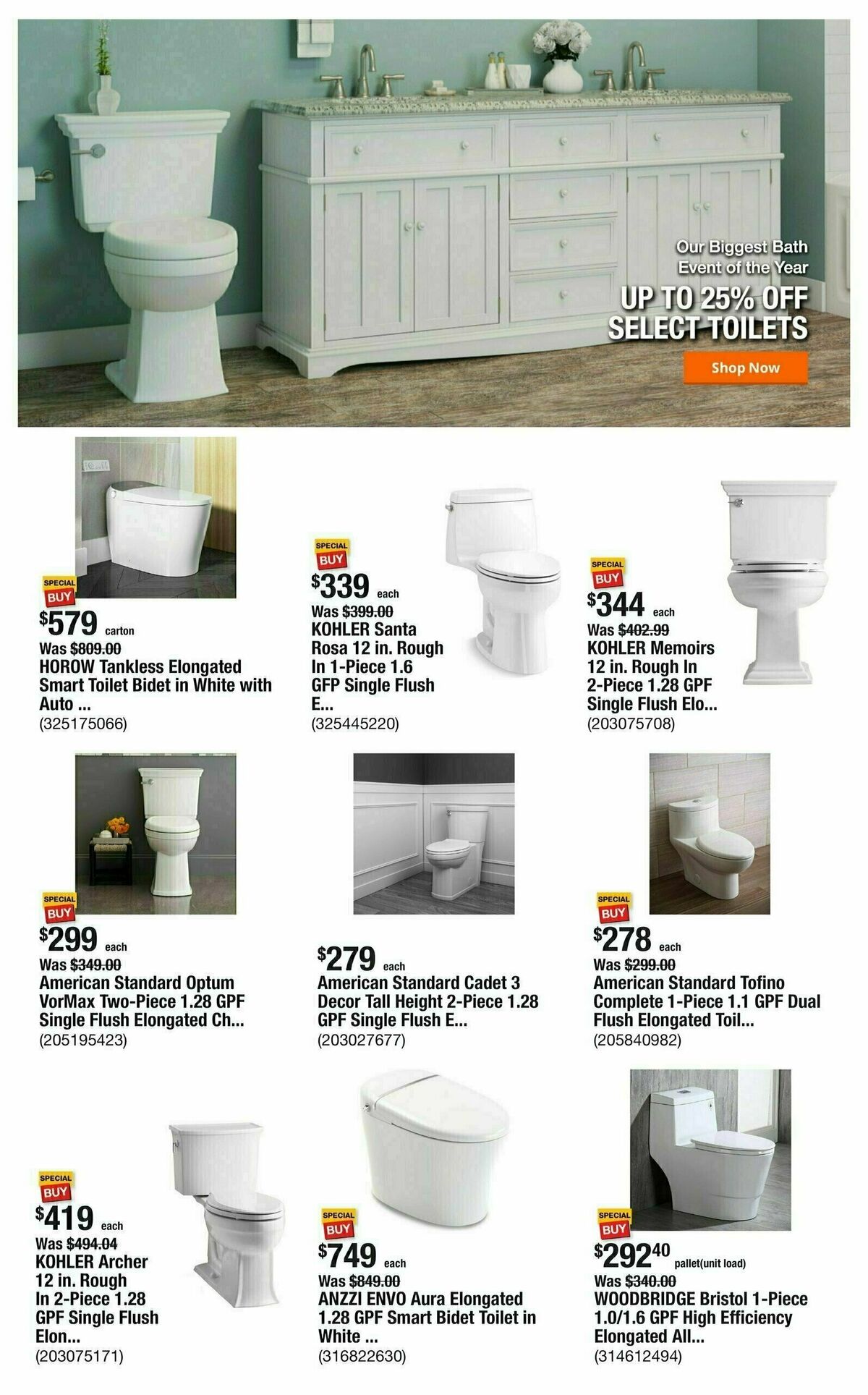 The Home Depot Weekly Ad from February 20