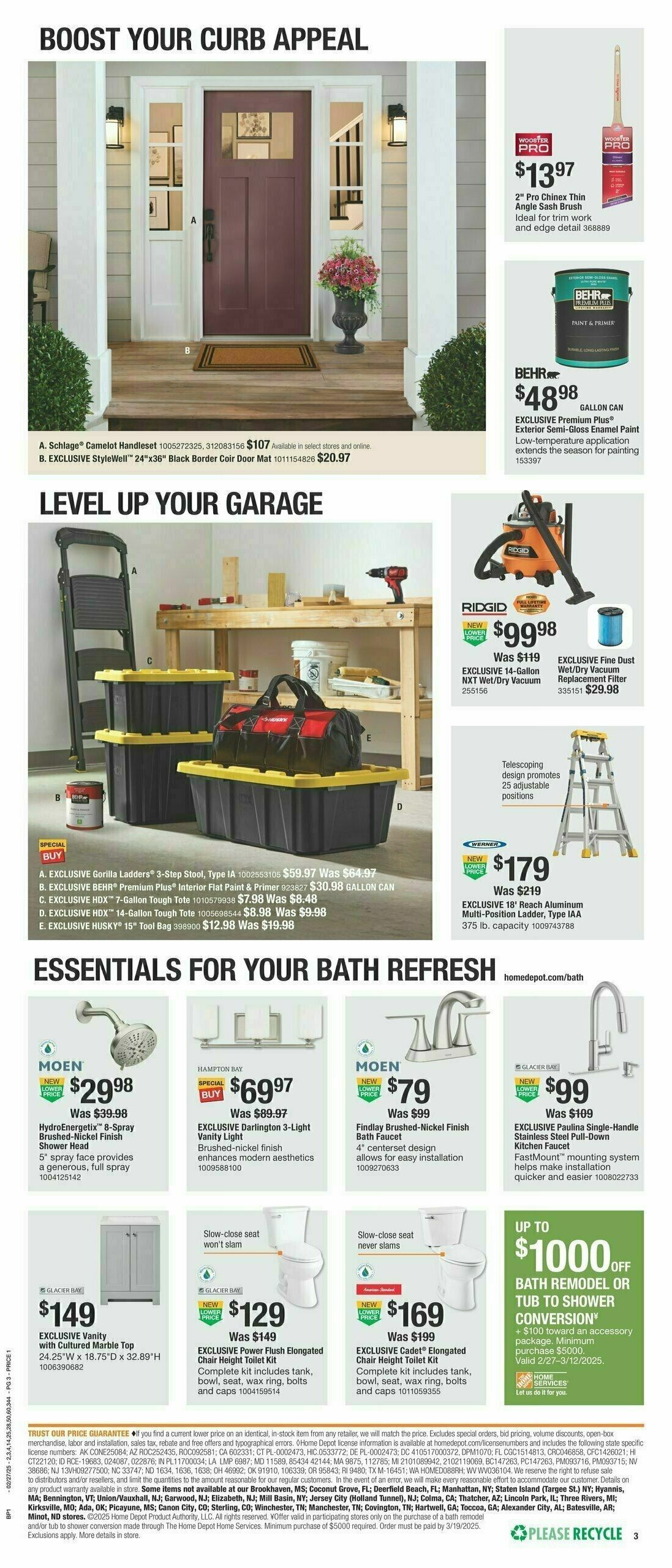 The Home Depot Spring in the South Weekly Ad from February 27