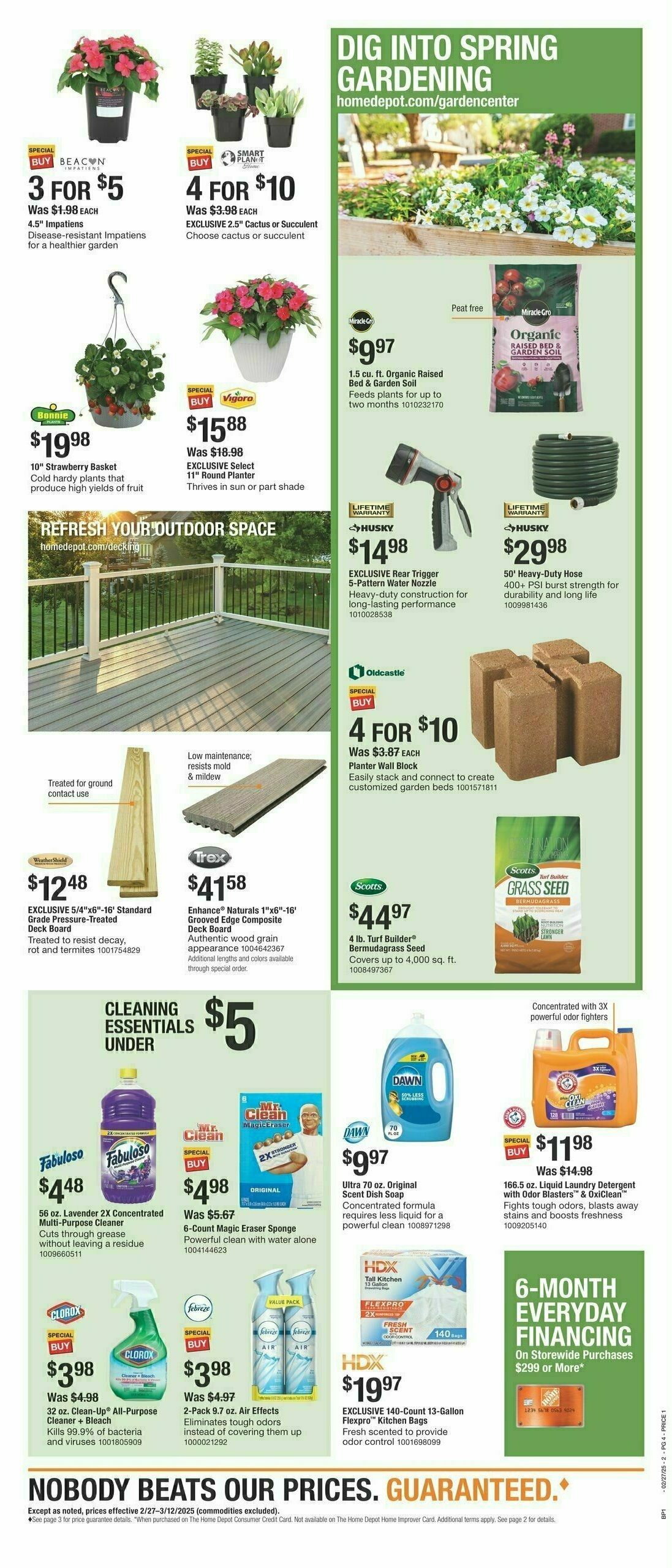 The Home Depot Spring in the South Weekly Ad from February 27