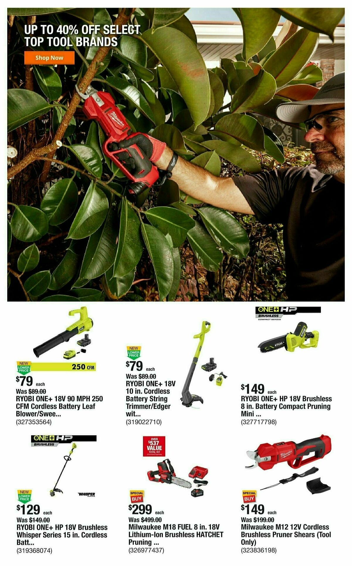 The Home Depot Weekly Ad from March 13