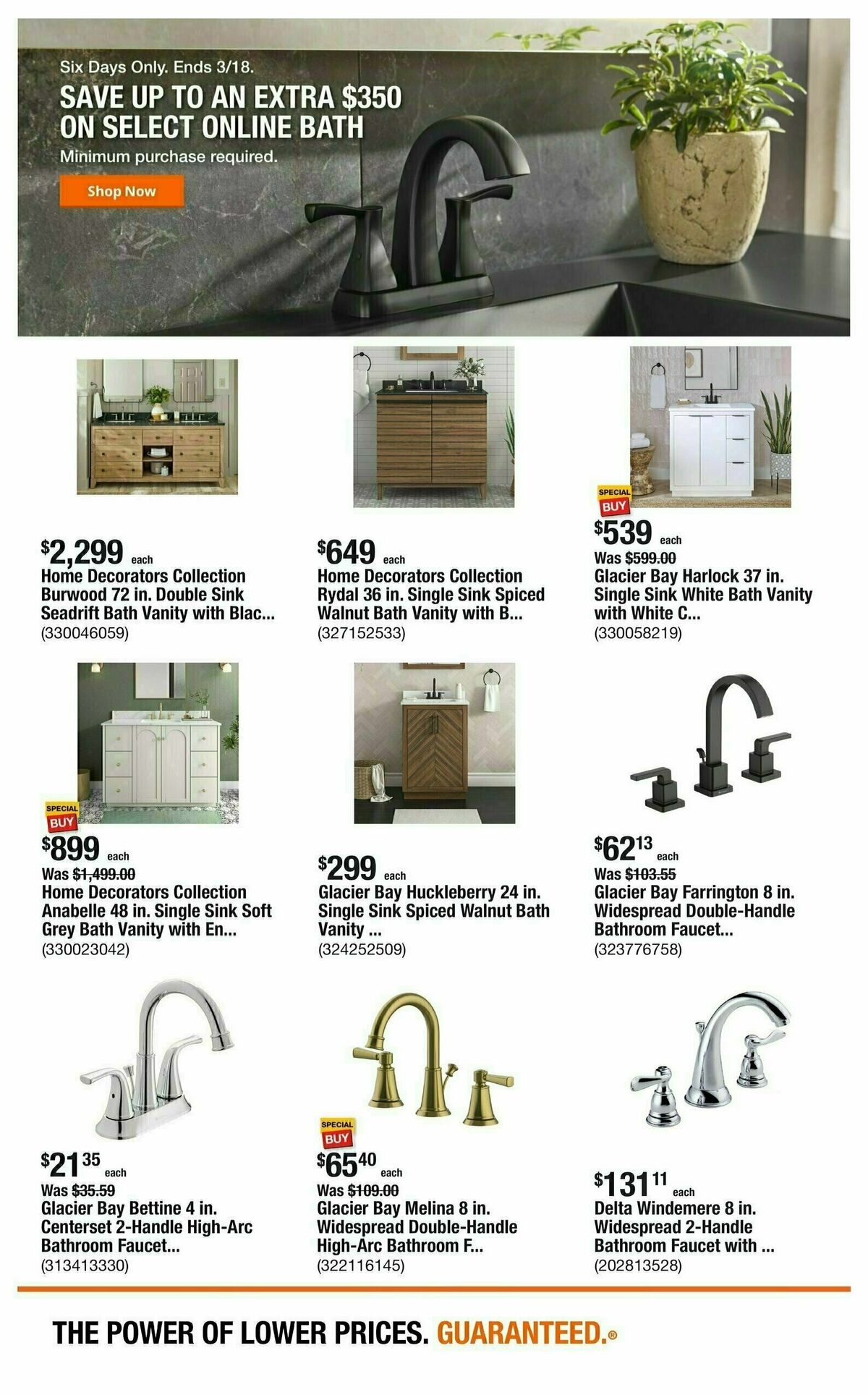 The Home Depot Weekly Ad from March 13