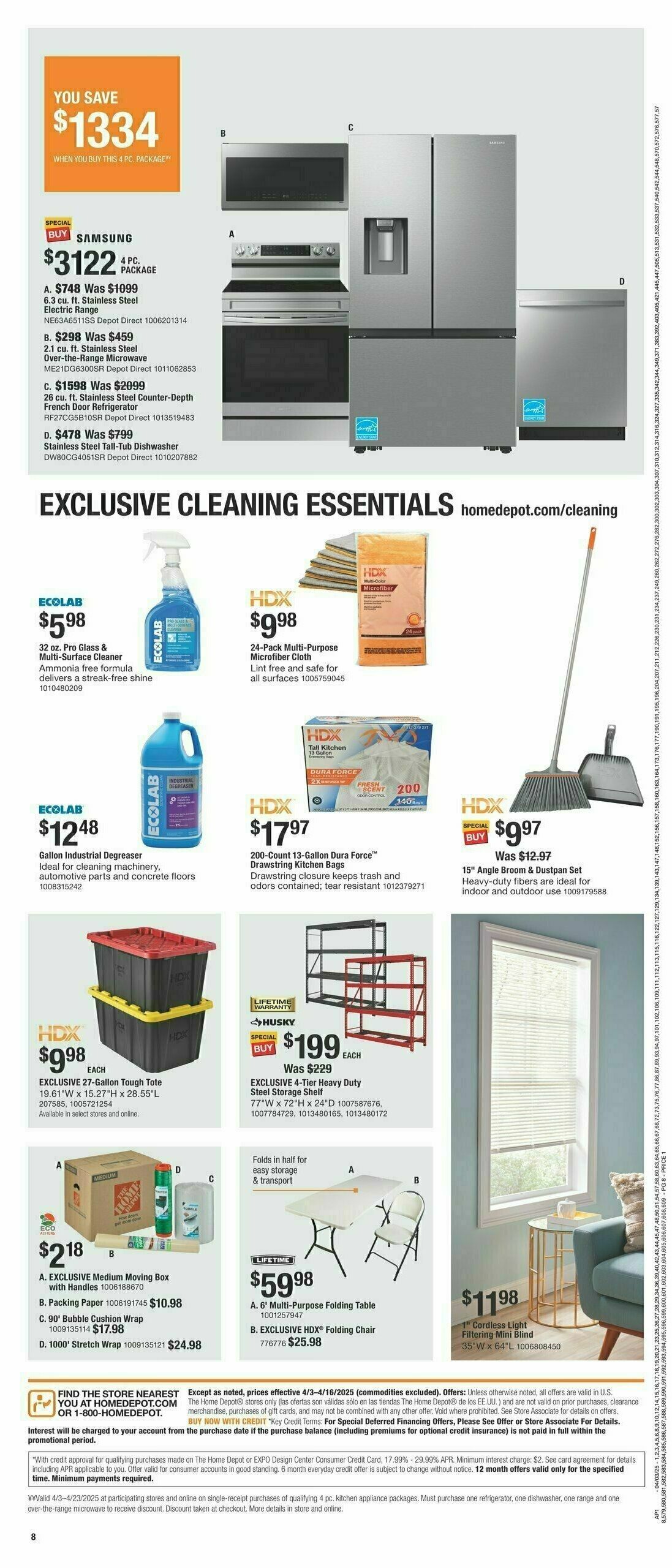The Home Depot Spring Black Friday Weekly Ad from April 3