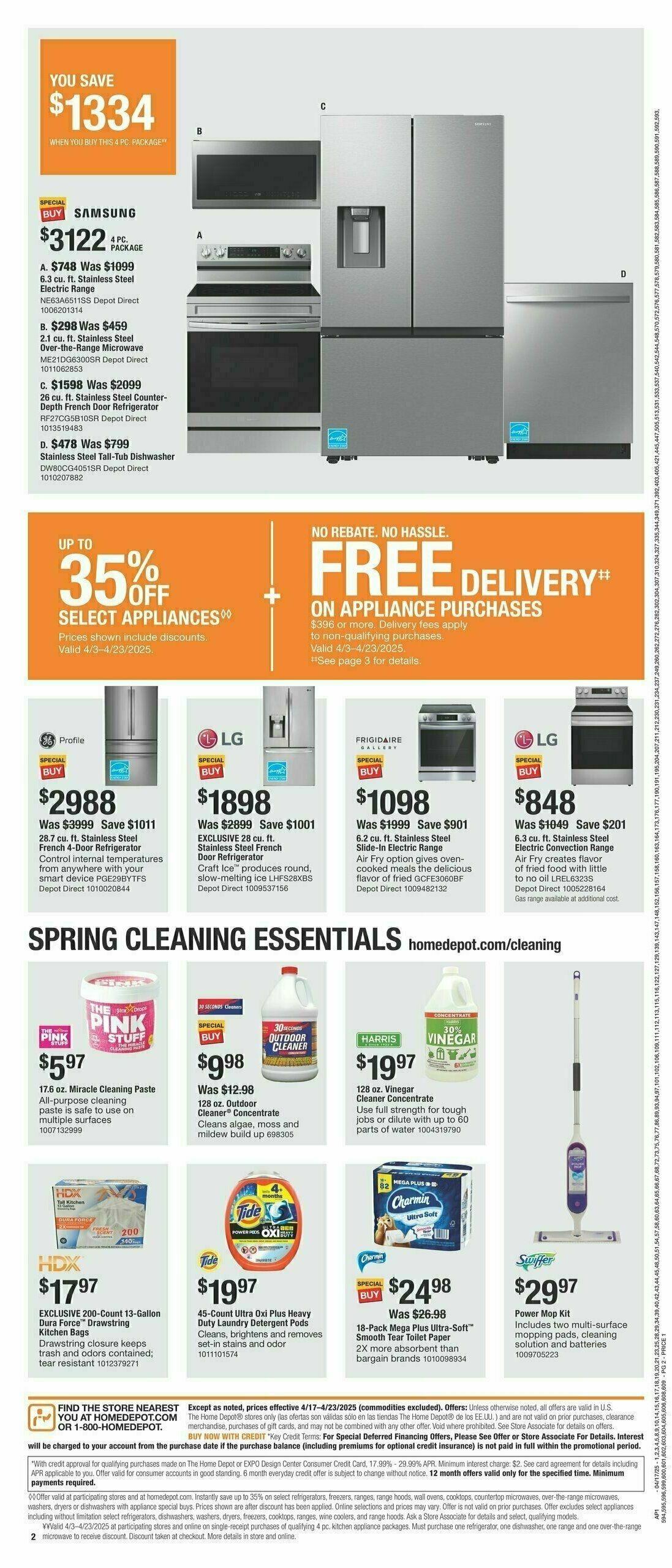 The Home Depot Usher In Spring Weekly Ad from April 17