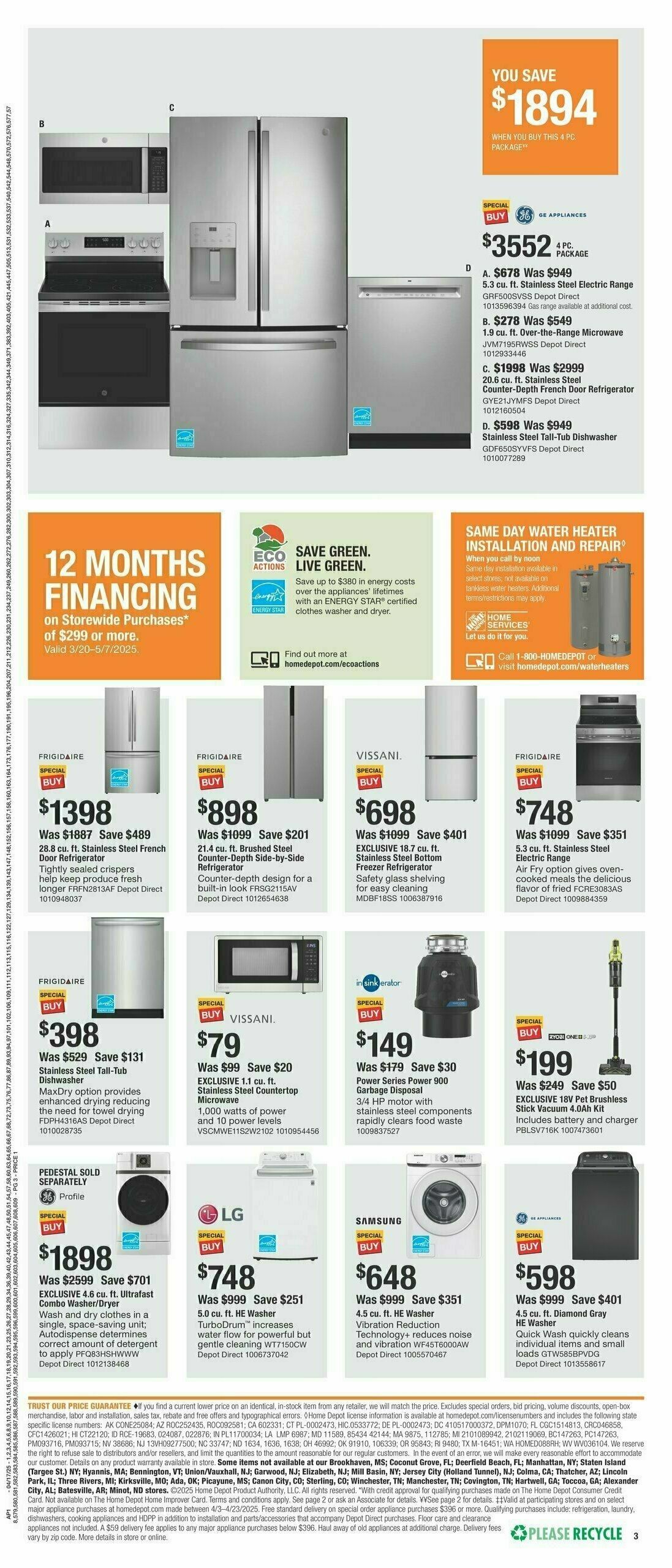 The Home Depot Usher In Spring Weekly Ad from April 17