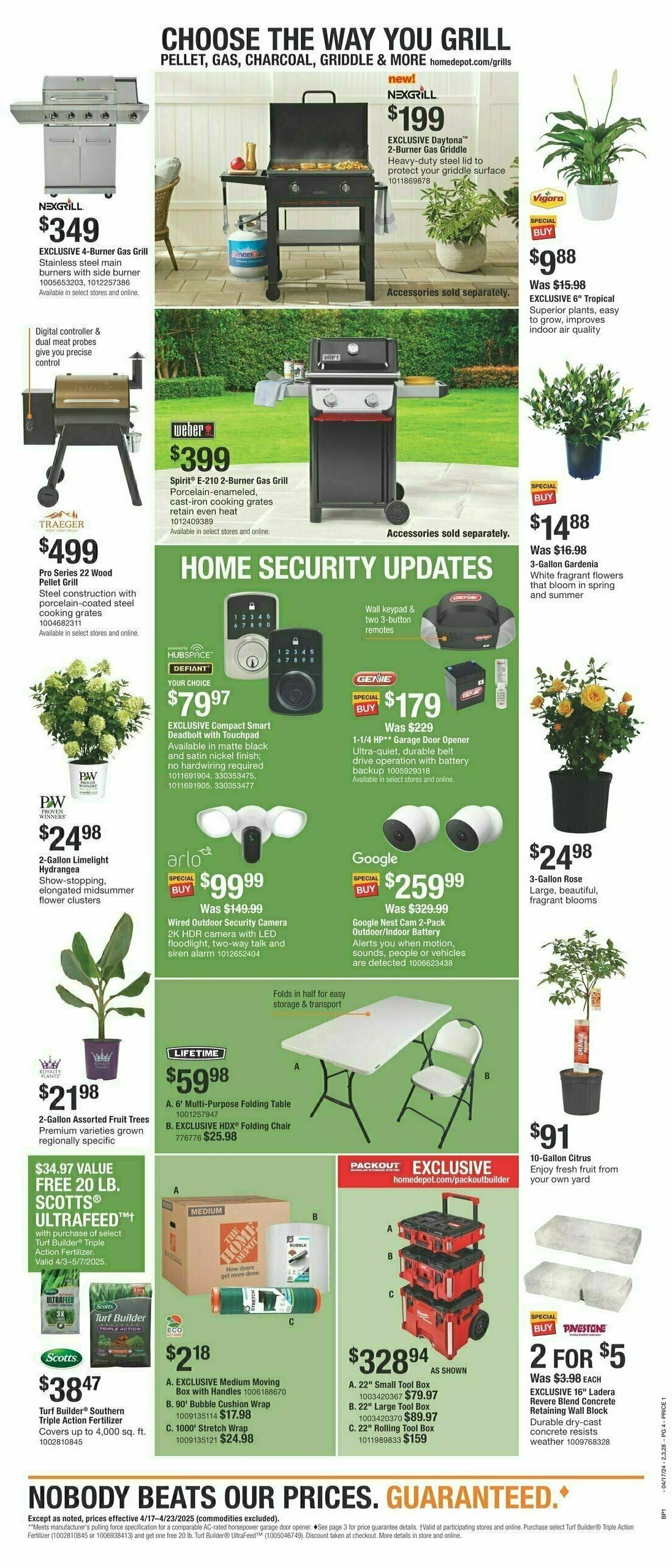 The Home Depot Usher In Spring Weekly Ad from April 17