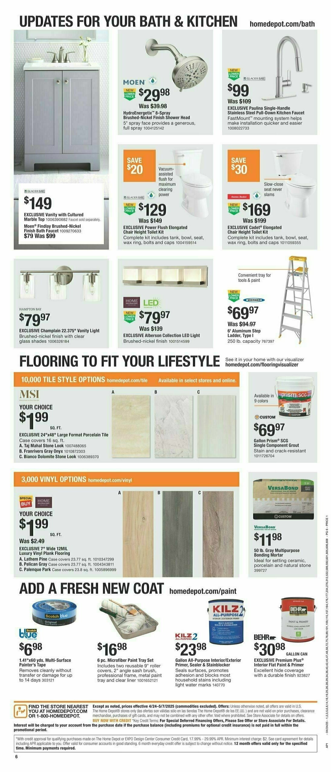 The Home Depot Spring Deals Weekly Ad from April 24